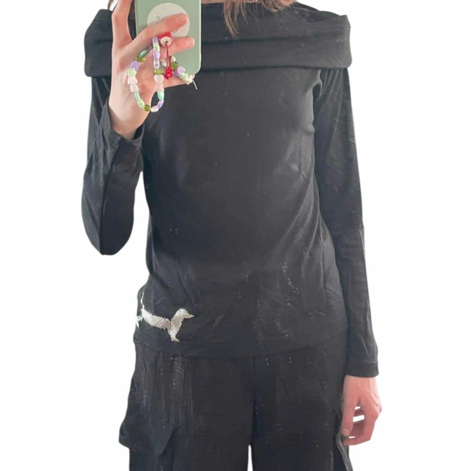 Cop Copine The Cop Copine Off Shoulder Dog Top Size ONE SIZE - 2 Thumbnail