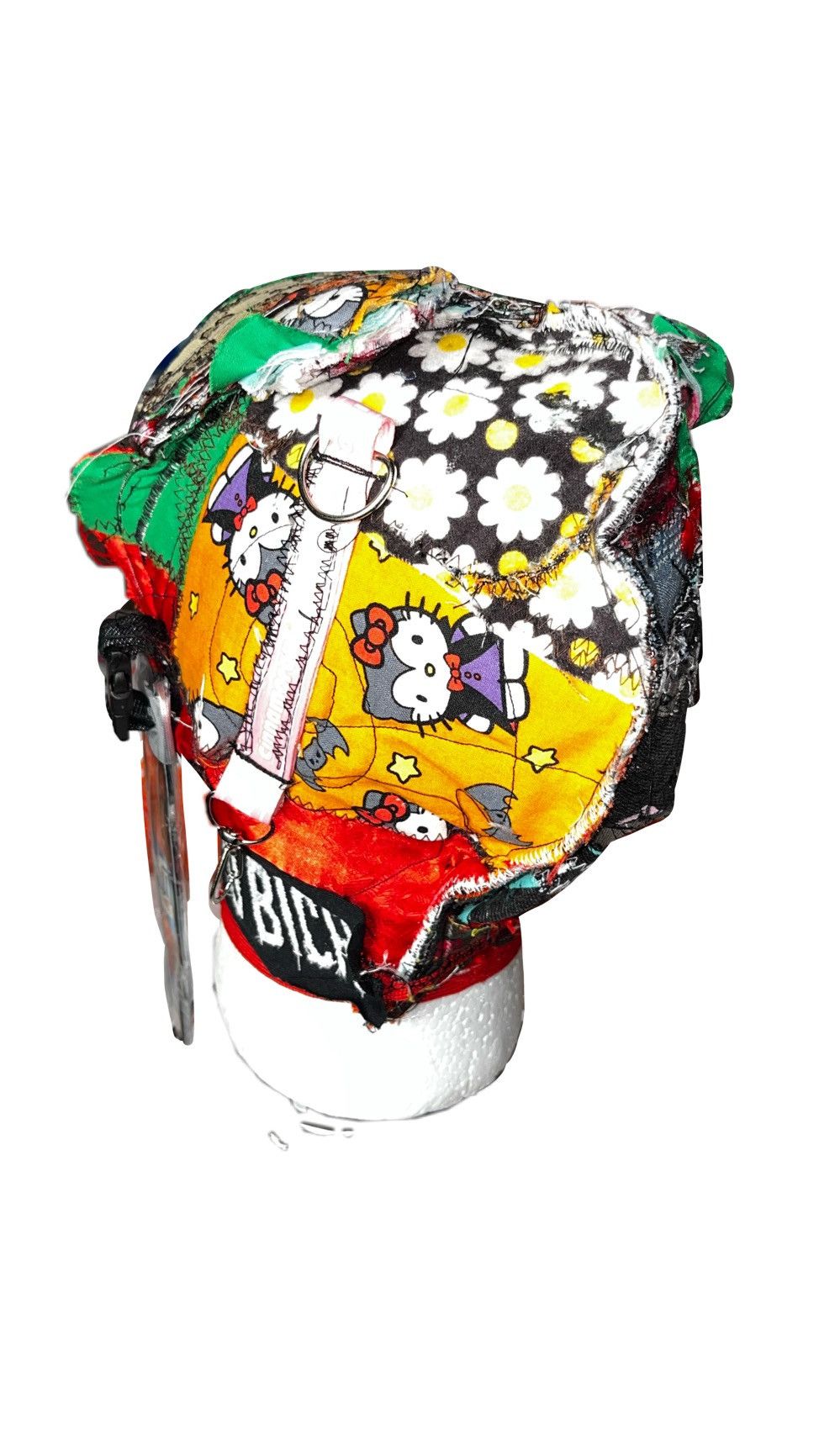 Japanese Brand Basedbich patchwork 1of1 bear ear hat Size ONE SIZE - 7 Thumbnail