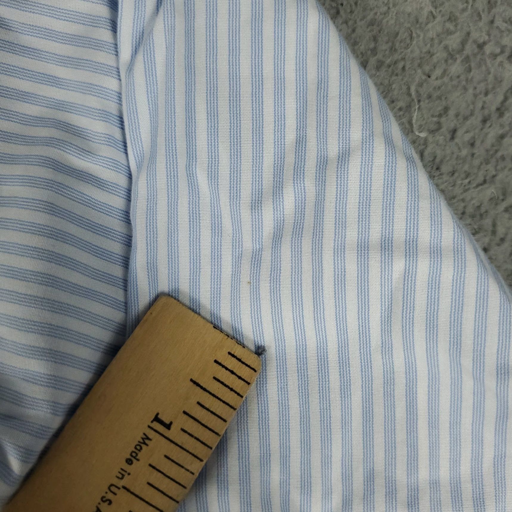 Brooks Brothers Brooks Brothers Shirt Mens 15.5 Blue Striped Regent Dress Button Up Long Sleeve Shirt Mens 15.5 Blue Striped Regent Dress Button Up Long Sleeve Size 42R - 3 Thumbnail