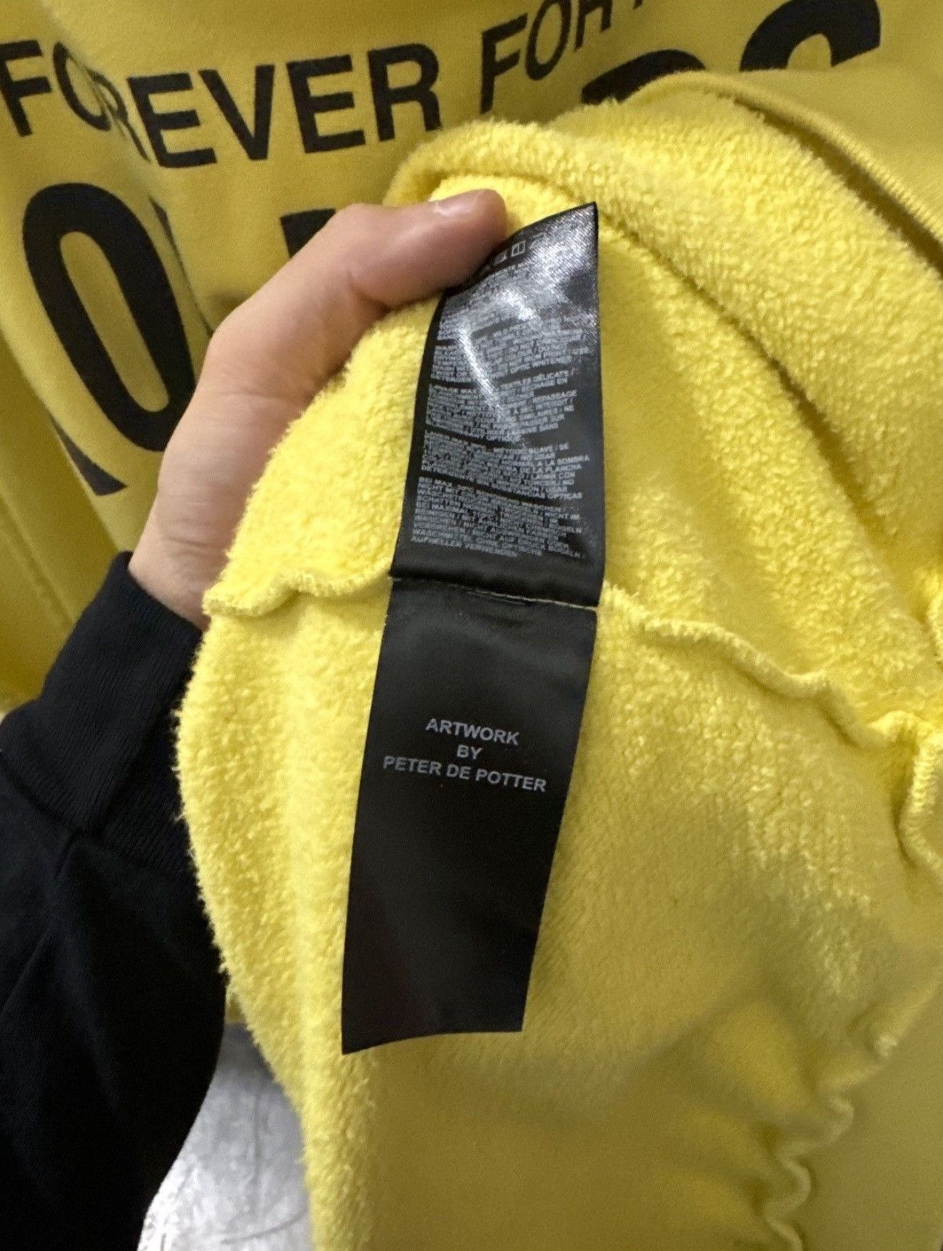 Raf Simons SSENSE EXCLUSIVE PETER DE POTTER EDITION ‘KOLLAPS’ HOODIE Size US M / EU 48-50 / 2 - 4 Thumbnail