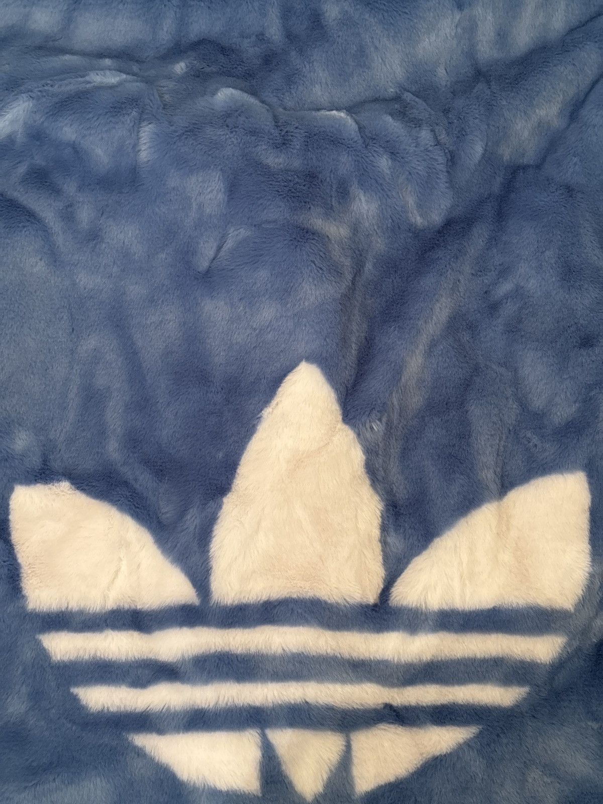 Ivy Park x adidas Faux-Fur Coat (Light Blue) — NWT Size M
