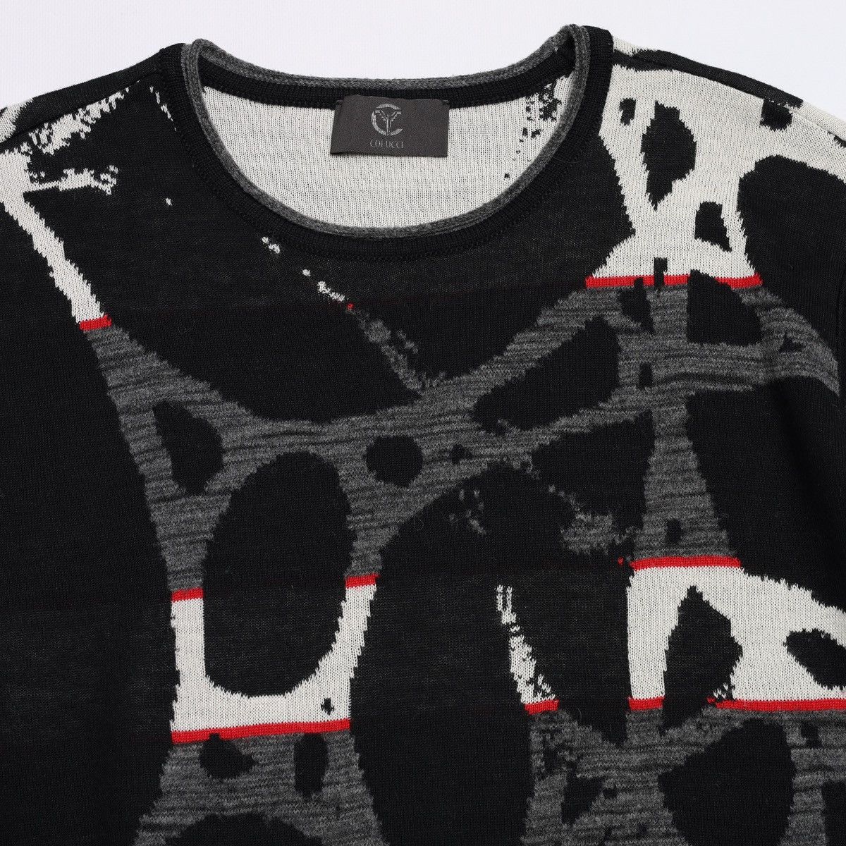 Carlo Colucci Carlo Colucci Sweater Multicolor Coogi Black Printed Size US M / EU 48-50 / 2 - 6 Thumbnail