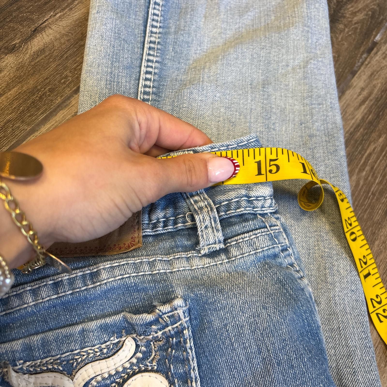 Other y2k distressed light wash low waisted jeans Size 30" / US 8 / IT 44 - 7 Thumbnail