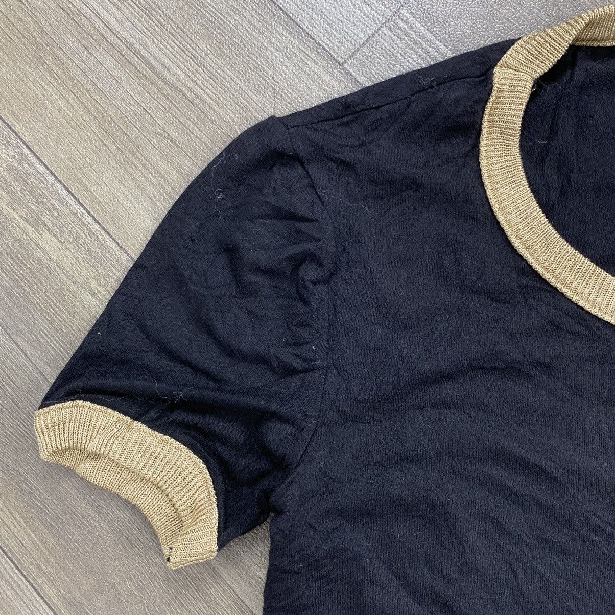Dolce & Gabbana Vintage Dolce & Gabbana Beachwear Luxury Black Crop Top Size XS / US 0-2 / IT 36-38 - 5 Thumbnail