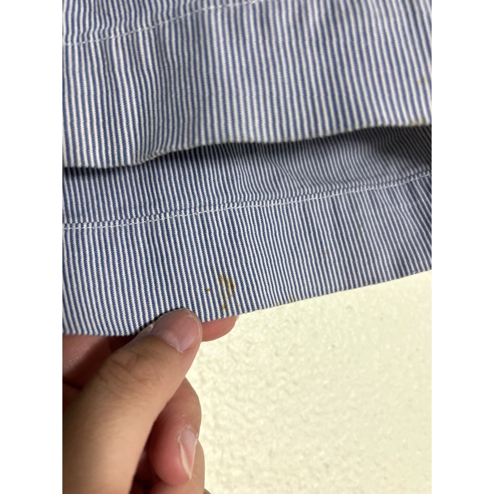 Polo Ralph Lauren VINTAGE Polo Ralph Lauren Mens Shorts 34 Chino Blue White Striped 100% Cotton Mens Size US S / EU 44-46 / 1 - 4 Thumbnail