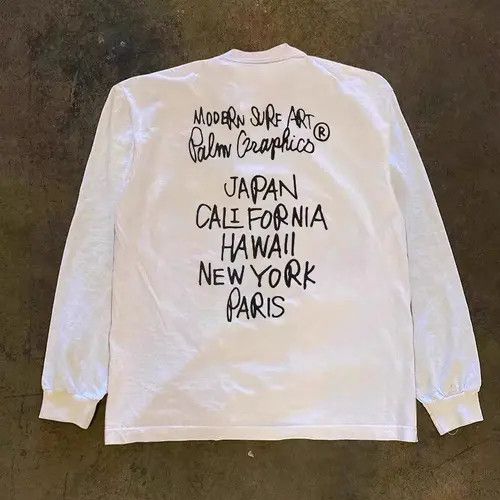 VIBE Hip Hop Street Letter Print Long Sleeve T-Shirt Size US M / EU 48-50 / 2 - 7 Thumbnail