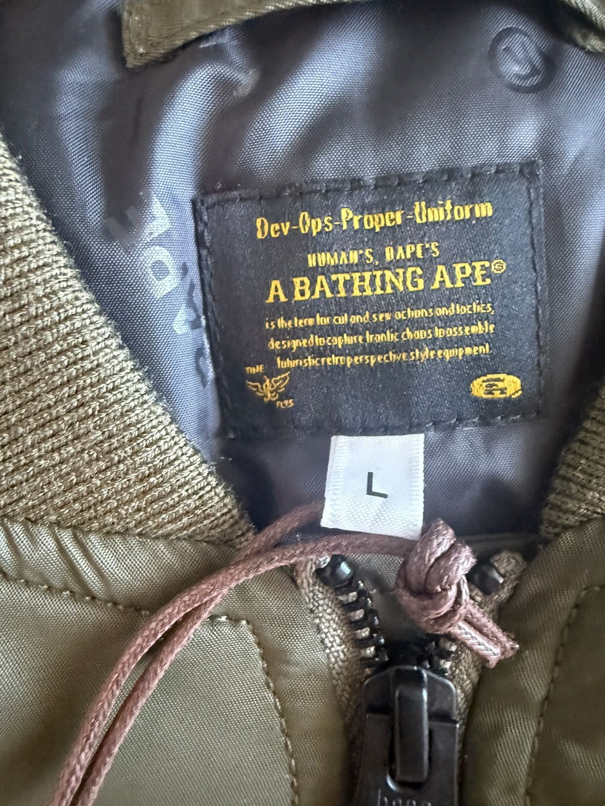 Bape Bape Shark M-A1 Olive Jacket Size US L / EU 52-54 / 3 - 6 Thumbnail