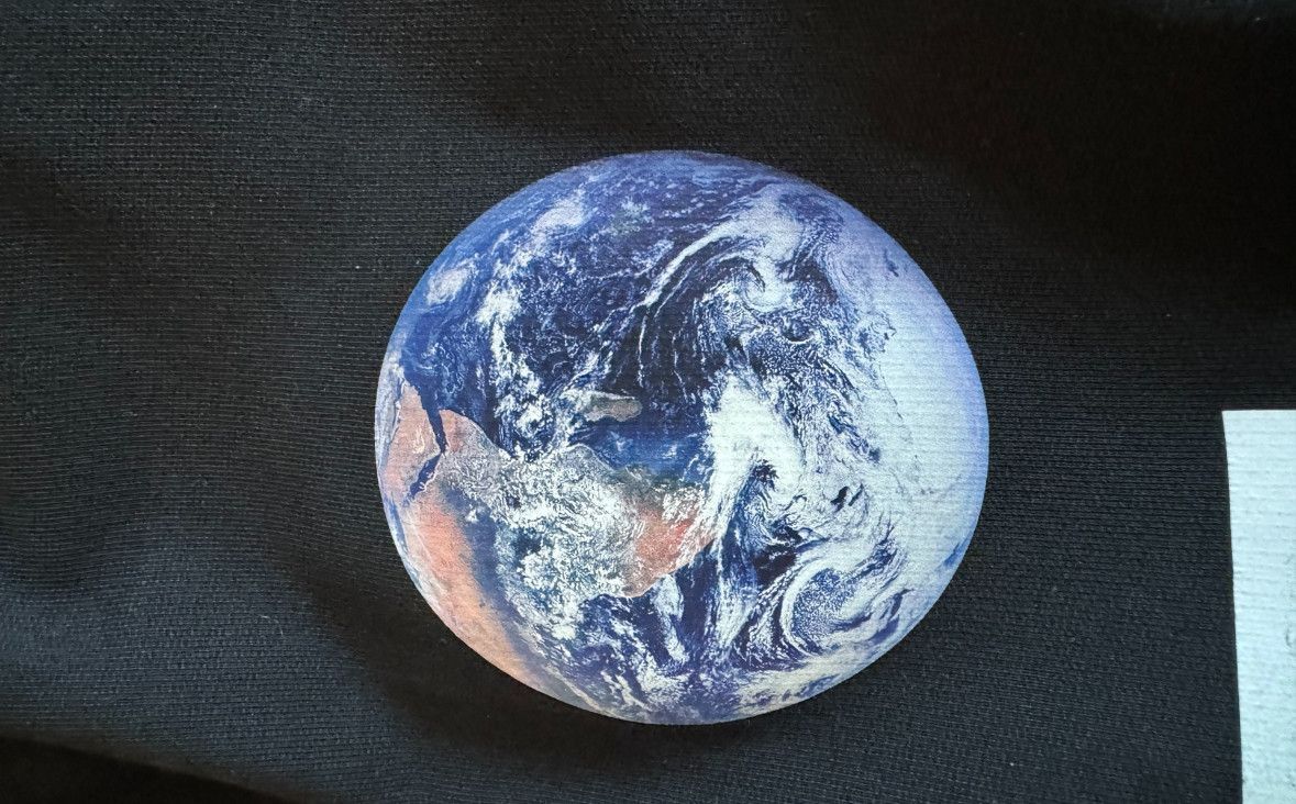 Raf Simons archive redux Earth Planet Print Patch Pullover Sweatshirt- Size US M / EU 48-50 / 2 - 8 Thumbnail