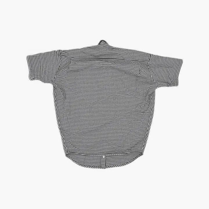 Balenciaga Balenciaga Balenciaga Houndstooth Logo Short Sleeve Shirt Size US XXS / EU 40 - 3 Thumbnail
