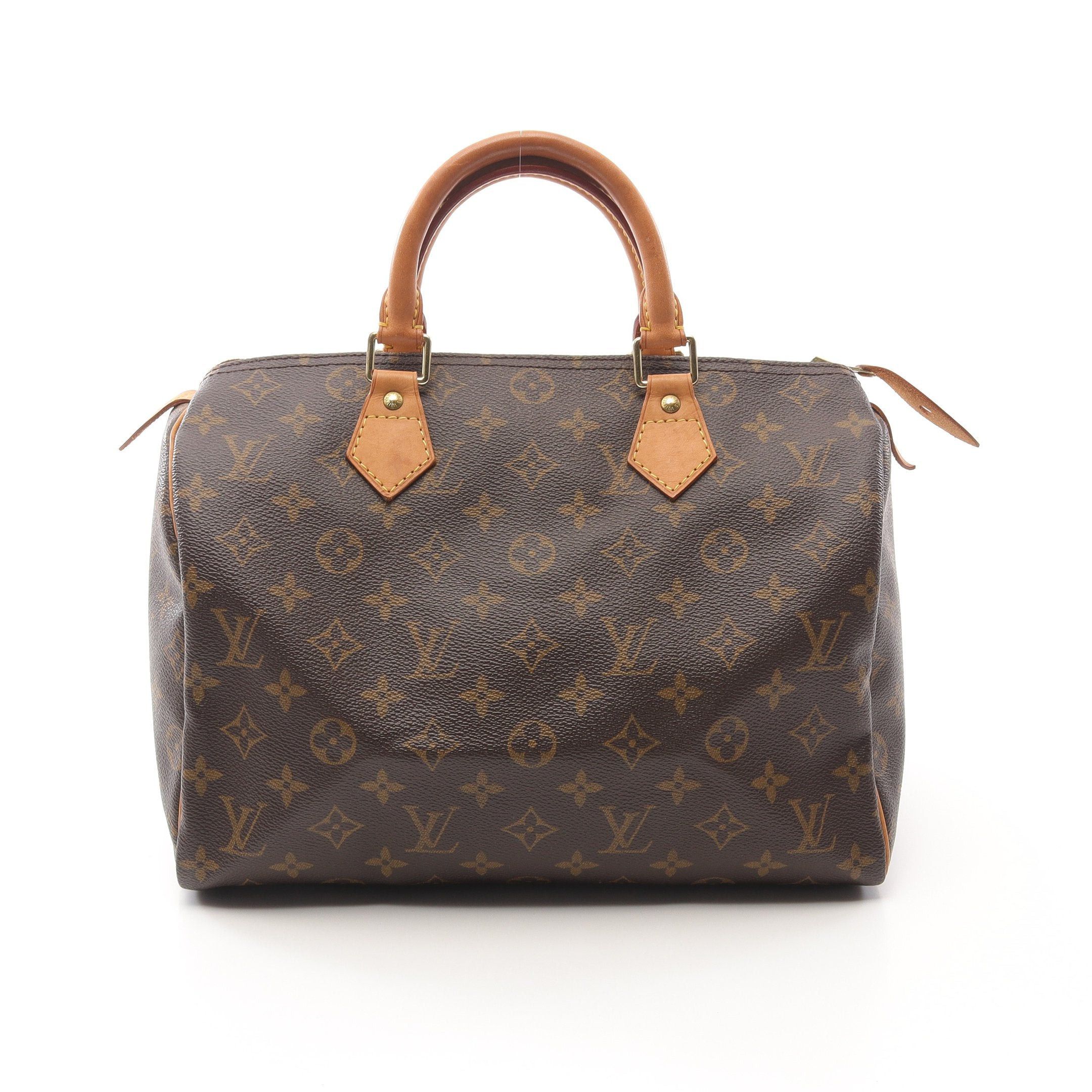 Louis Vuitton Louis Vuitton Speedy 30 Monogram Handbag Leather Brown Size ONE SIZE - 1 Thumbnail