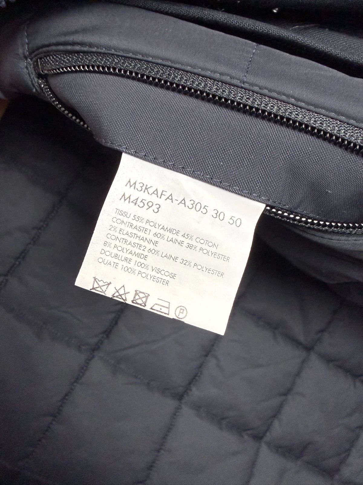 De Fursac De Fursac Navy Blue Coat Jacket Cloth Parka RRP 900$ Size US L / EU 52-54 / 3 - 7 Thumbnail