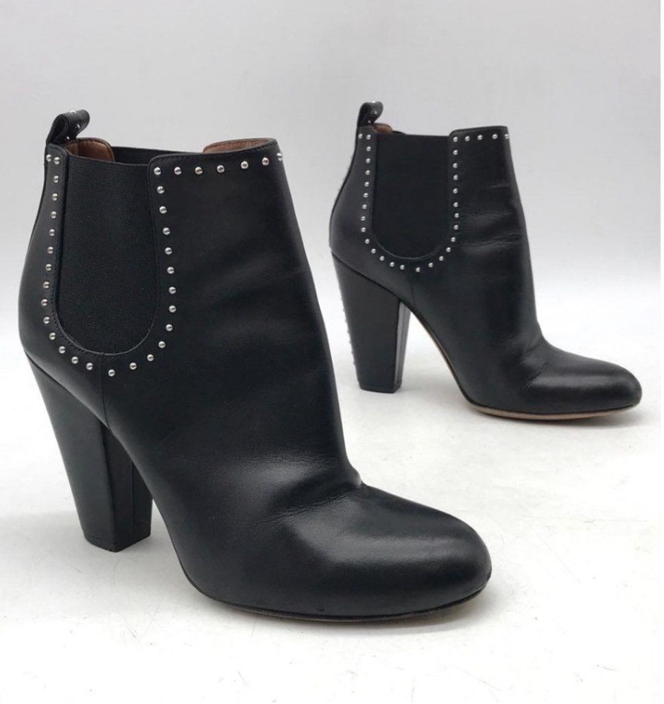 Givenchy Women's Givenchy Black Leather Ankle Boots Size 38 Size US 8 / IT 38 - 2 Thumbnail