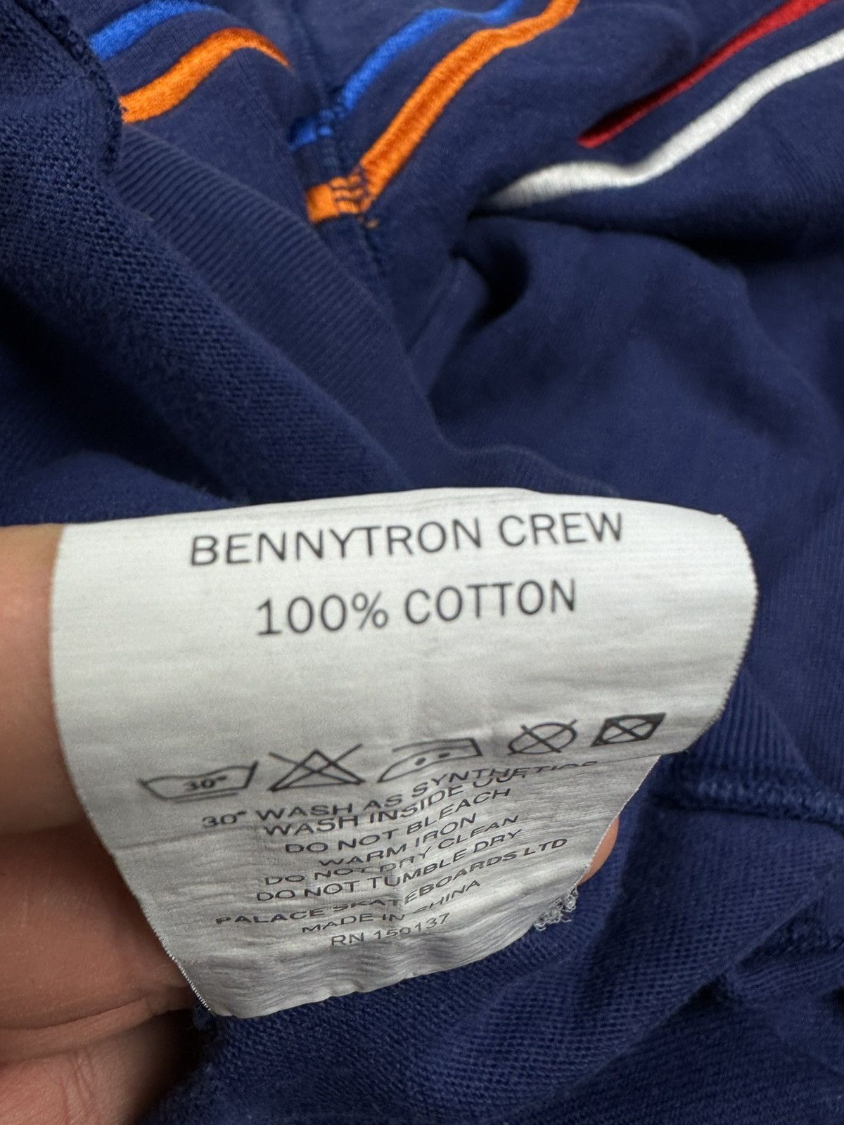 Palace Palace bennytron crew embroidered sellout sweatshirt Size US M / EU 48-50 / 2 - 10 Thumbnail
