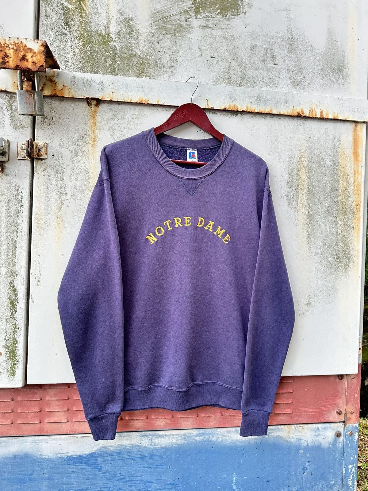 Russell Athletic Vintage Faded Russell Athletics Notre Dame Crewneck Size US M / EU 48-50 / 2 - 3 Thumbnail