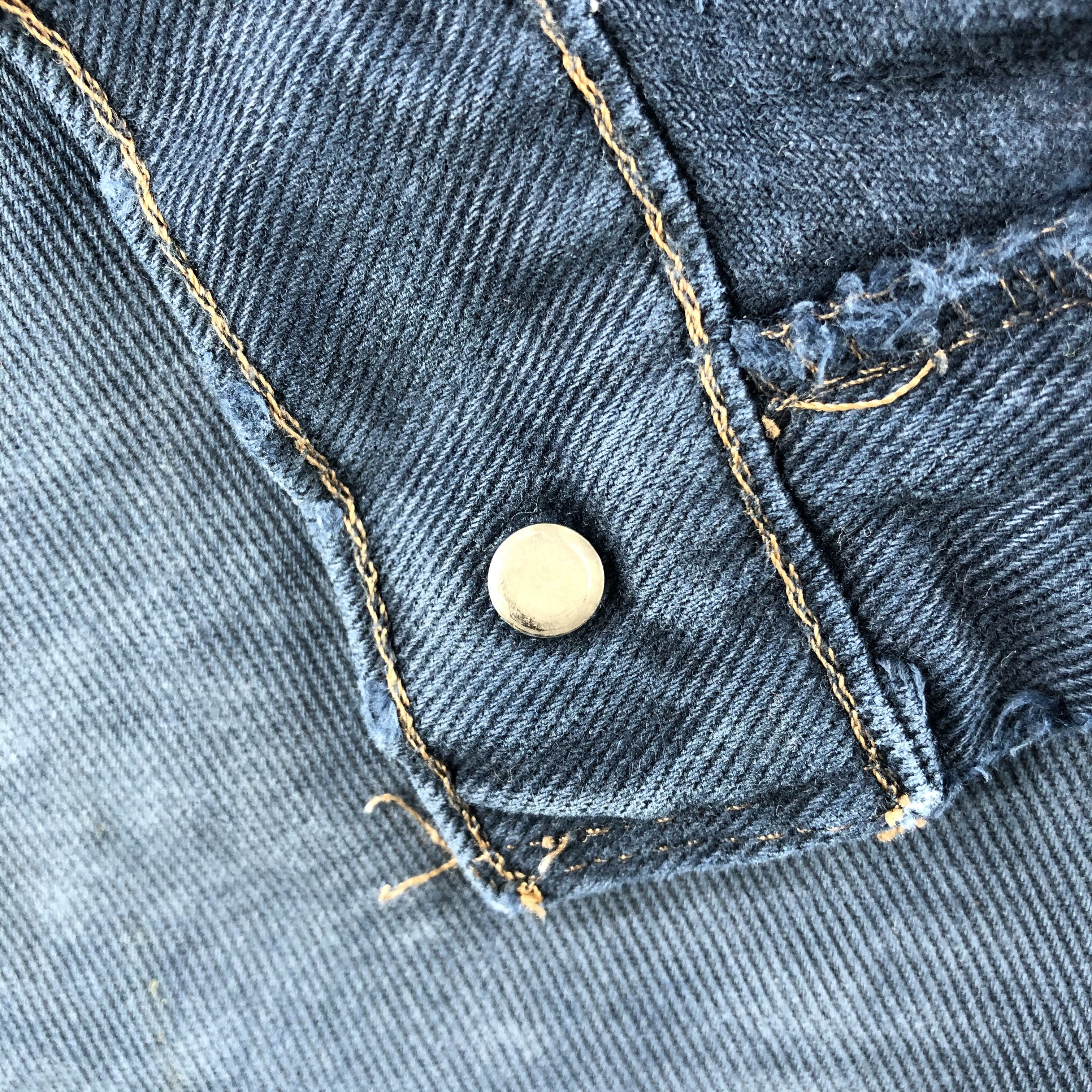 Levi's 90s Vintage Blue Wash Levis 554 Jeans-J2178 Size US 33 - 14 Thumbnail