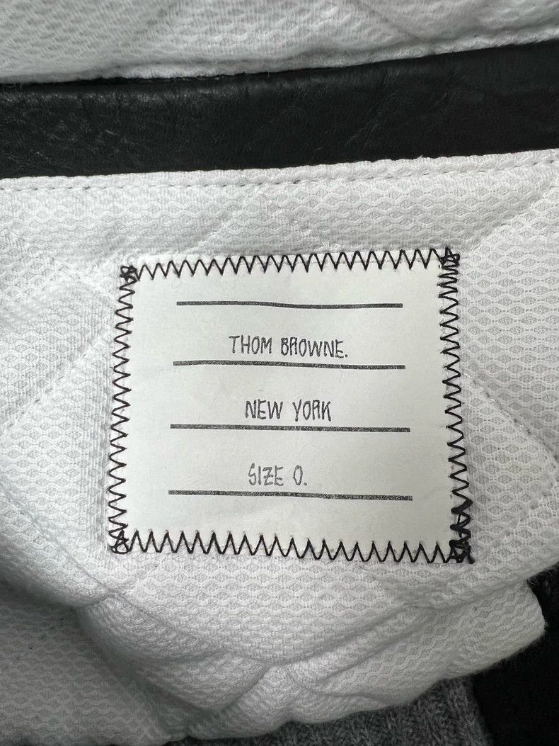 Thom Browne Thom Browne Double-punch baseball jacket Size US XS / EU 42 / 0 - 4 Thumbnail