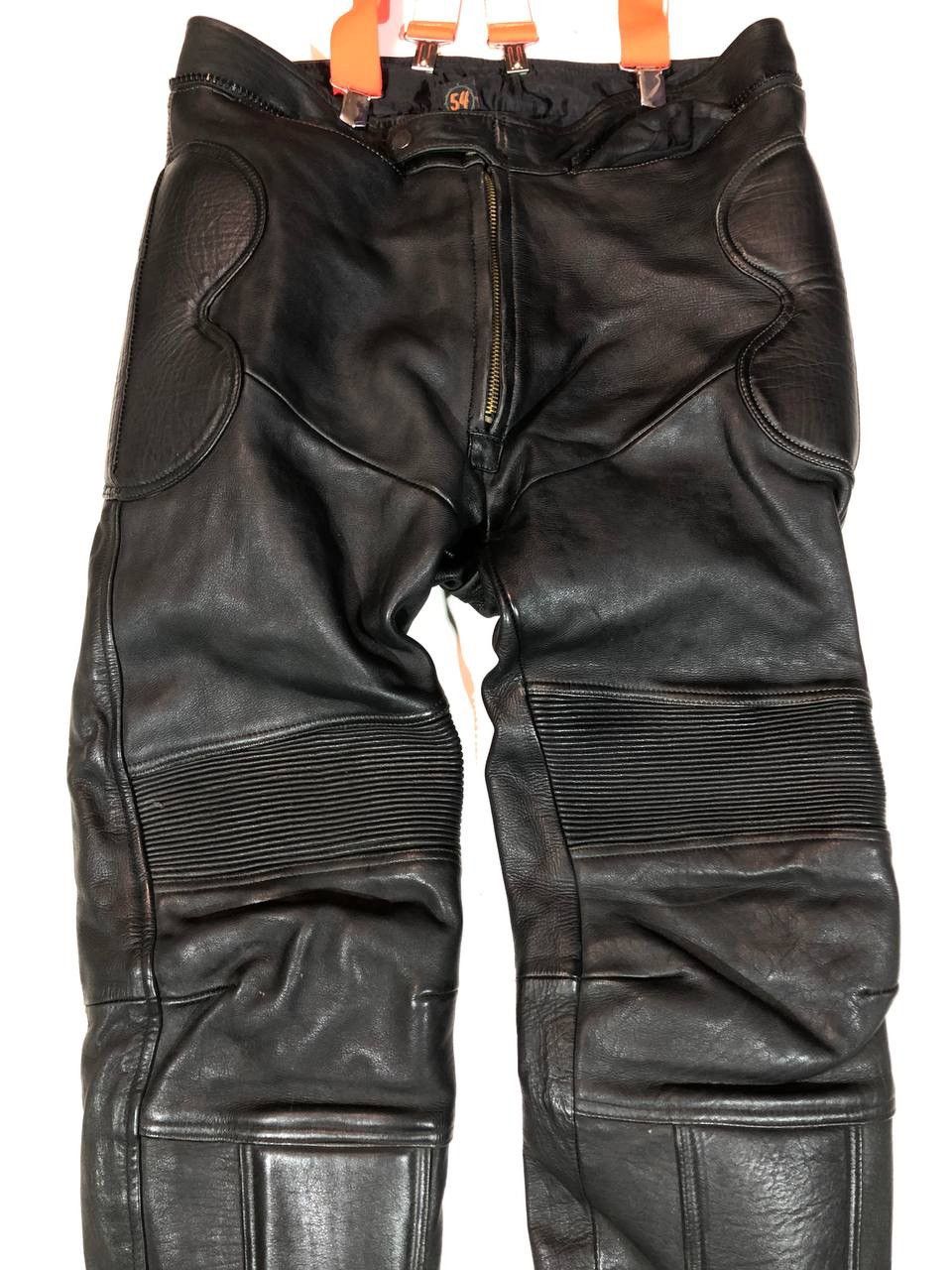 Hein Gericke Hein Gericke Moto Biker Leather Pants Vintage Size US 35 - 8 Thumbnail