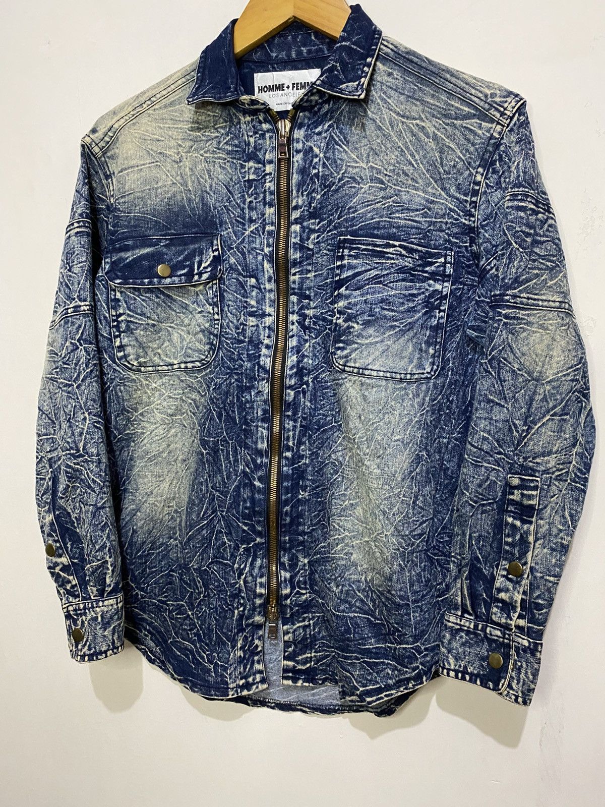 Homme + Femme La × If Six Was Nine × Japanese Brand Homme + Femme Zipper Jean Jacket If Six Was Nine Style Size US M / EU 48-50 / 2 - 3 Thumbnail