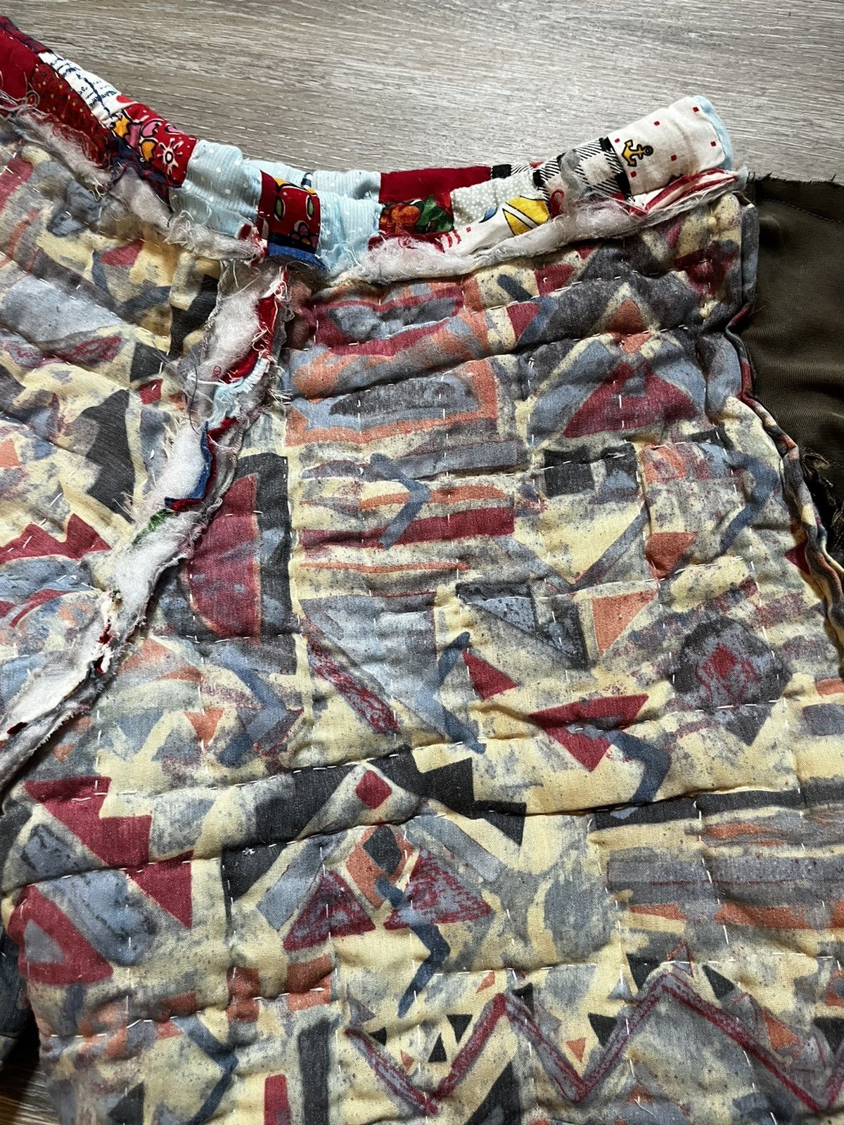 Other Handmade Cut n Sewn Quilt Shorts Size 36" / US 14 / IT 50 - 8 Thumbnail