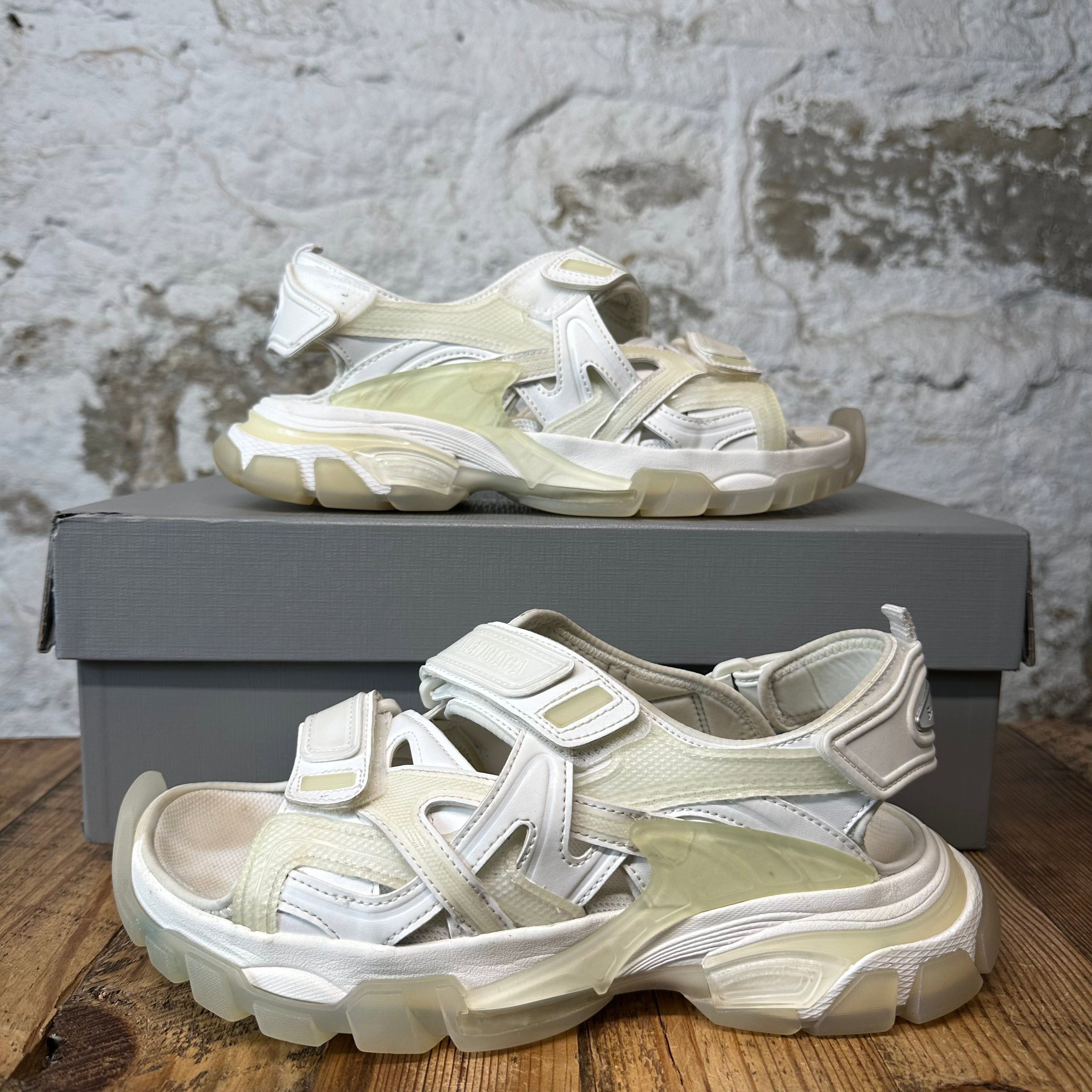 Balenciaga Balenciaga Track Strap White Clear Sandal Sz 6.5 (39) Size US 6.5 / EU 39-40 - 1 Thumbnail
