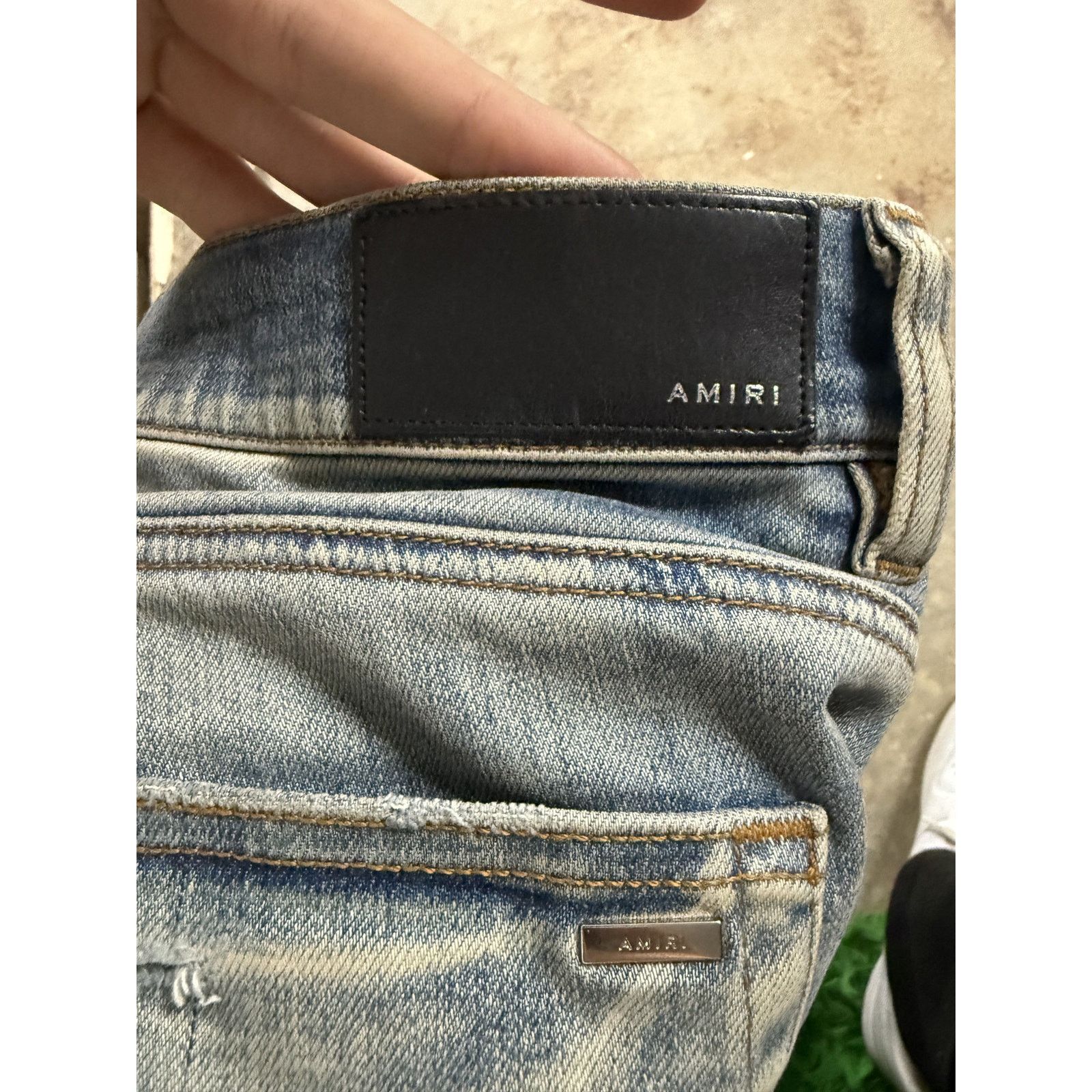 Amiri Amiri Jeans Thrasher Lightwash Rainbow Paisley Patch 38 Used Size US 38 / EU 54 - 2 Thumbnail