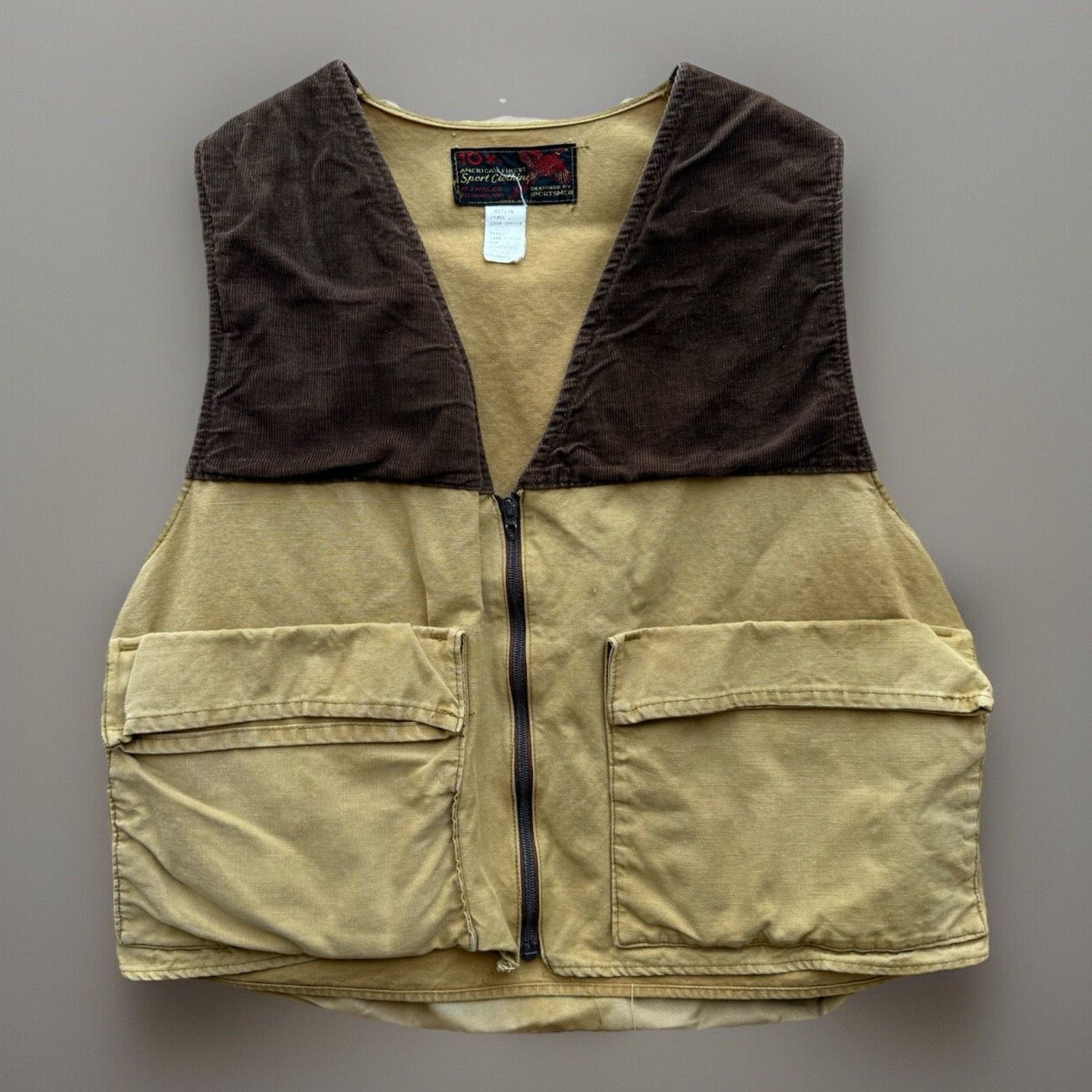 Vintage Vintage MFG Co Vest Medium Khaki 10X Corduroy 80s Outdoors Size US M / EU 48-50 / 2 - 1 Thumbnail