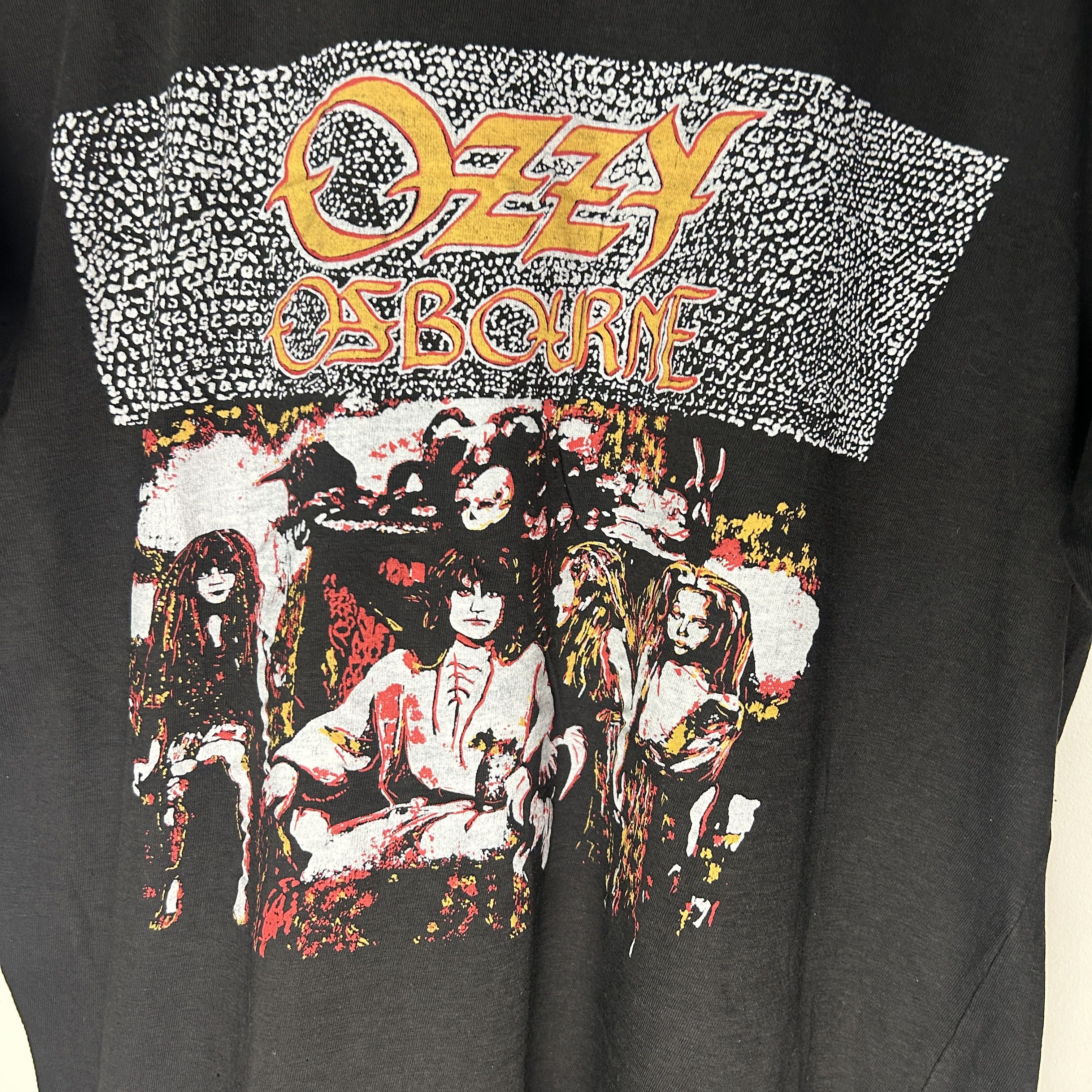 Band Tees Vintage Ozzy Osbourne 80’s Band T-shirt Size US L / EU 52-54 / 3 - 3 Thumbnail