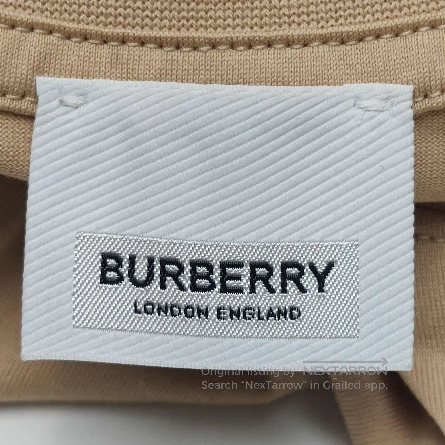 Burberry Burberry L Cotton Solid Crew Neck T. Size US L / EU 52-54 / 3 - 2 Thumbnail