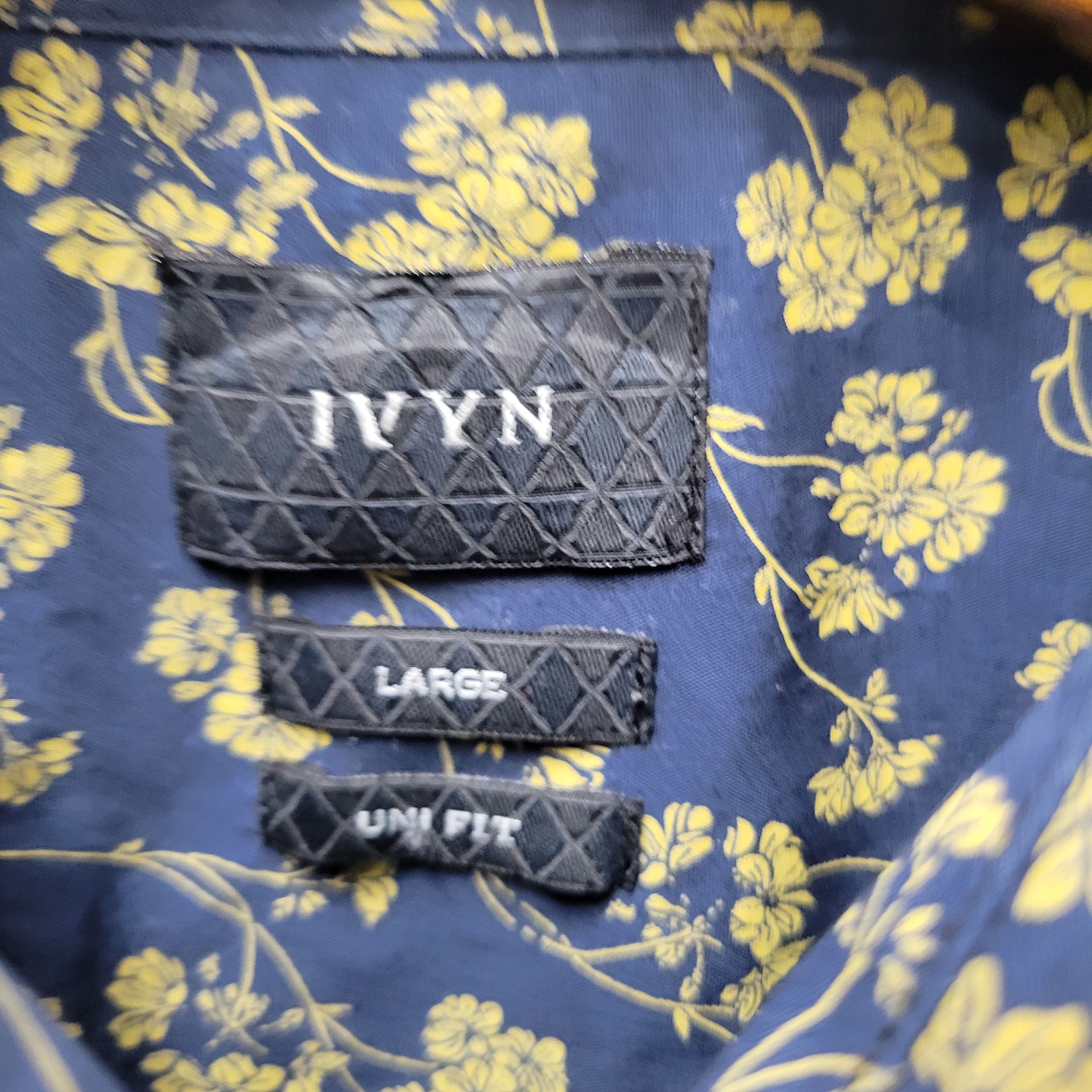 Other IVYN Slim-Fit Long-Sleeves Floral Shirt Men's Size Large Size US L / EU 52-54 / 3 - 6 Thumbnail