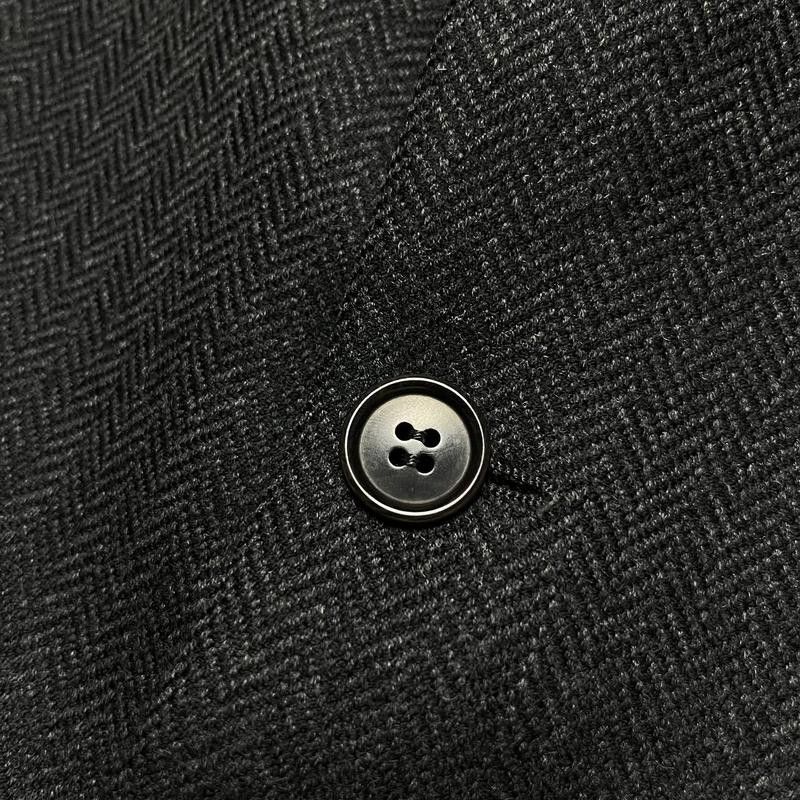 Davide Cenci Vintage Davide Cenci Wool Black Blazer Sport Coat Size 2XL Size 54L - 5 Thumbnail