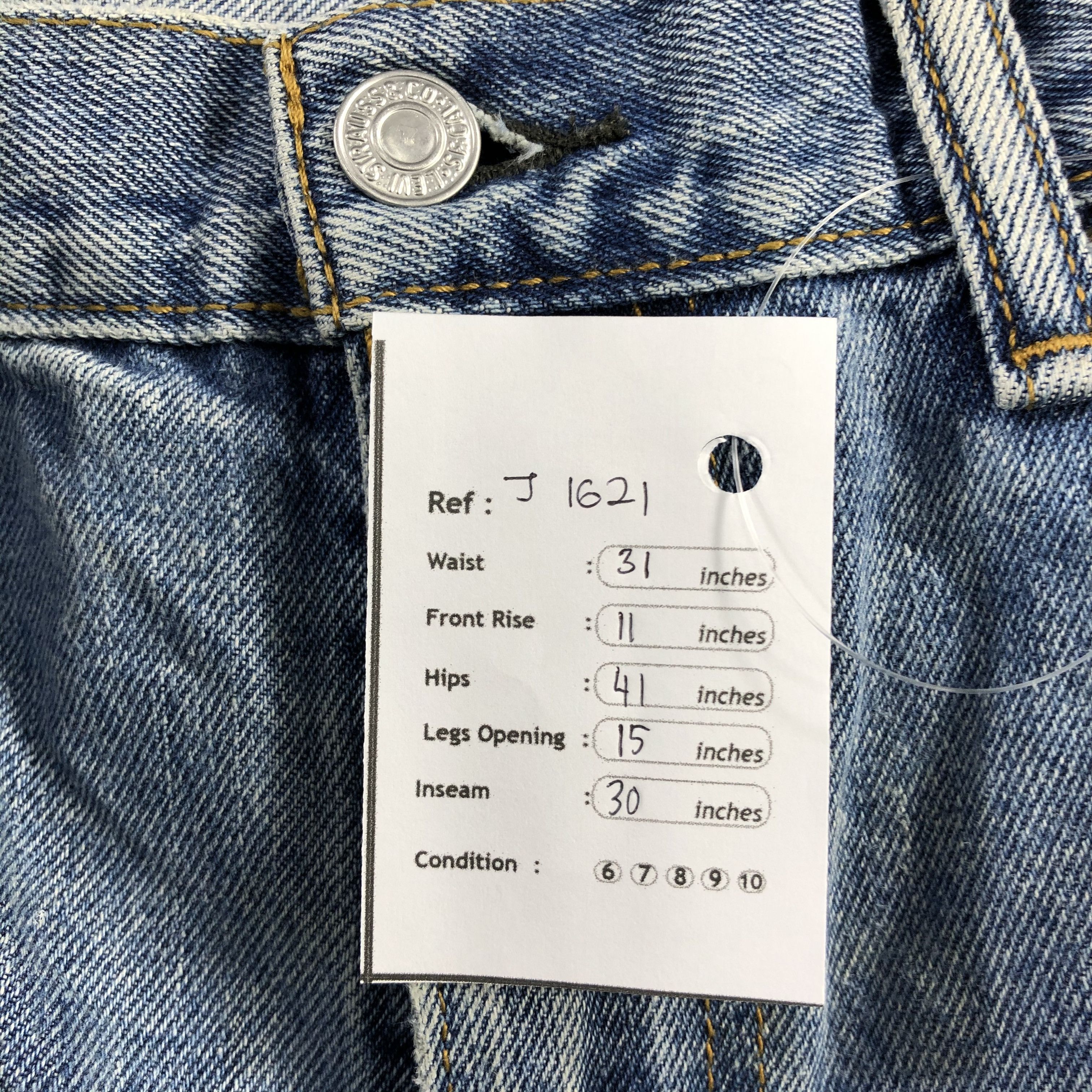 Levi's Vintage Blue Wash Levis 550 Jeans-J1621 Size US 31 - 16 Thumbnail