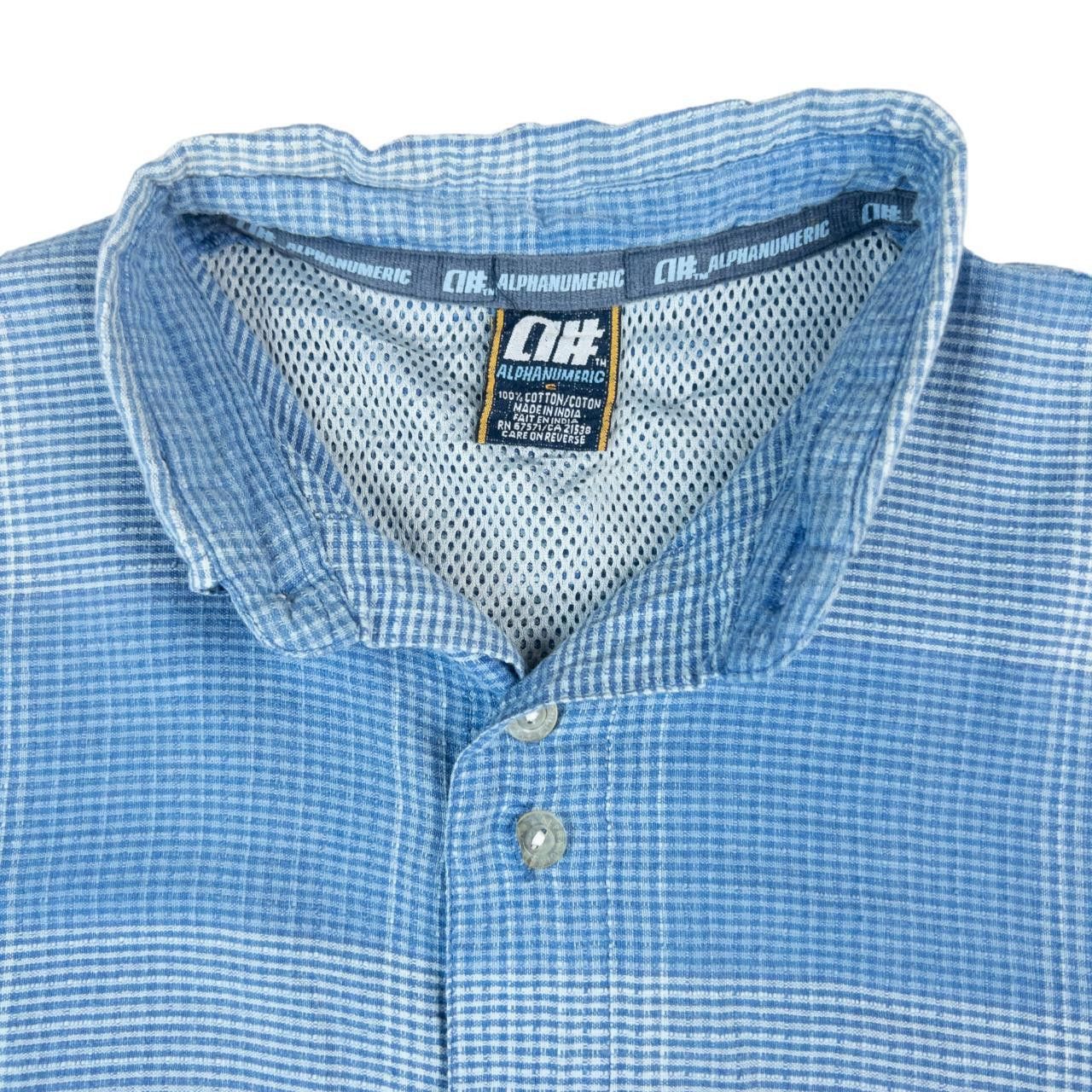 Alphanumeric Vintage Alphanumeric Short Sleeve Button Up Shirt Size L Size US L / EU 52-54 / 3 - 3 Thumbnail