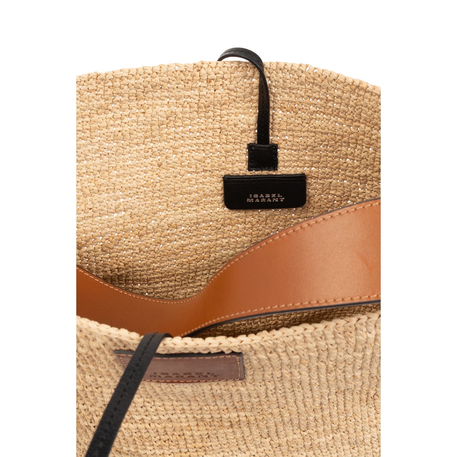 Isabel Marant Isabel Marant Bayia Cognac Raffia Shoulder Bag New & Authent Size ONE SIZE - 4 Thumbnail