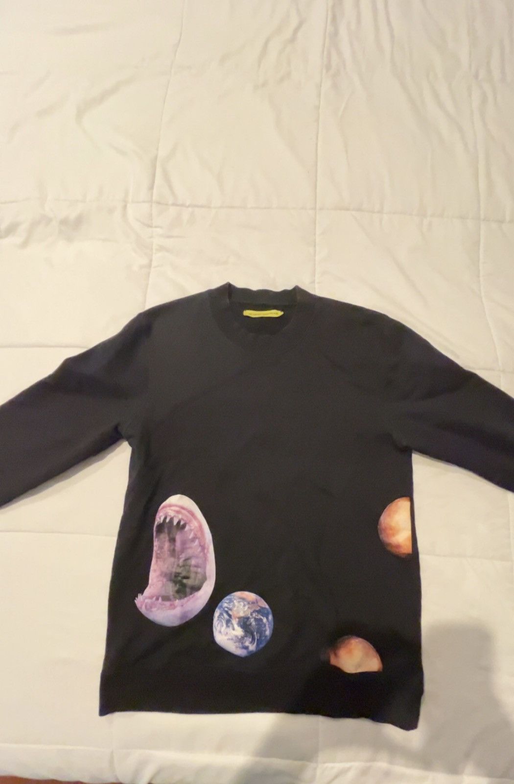 Raf Simons / Sterling Ruby ニットセーター Raf Simons Sterling Ruby Navy Terry Crewneck Sweater