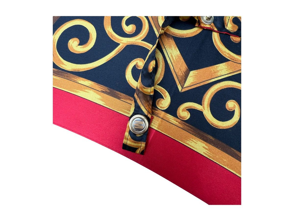 Moschino RARE Vintage Moschino Logo Printed Gold Black Red Umbrella Size ONE SIZE - 9 Thumbnail