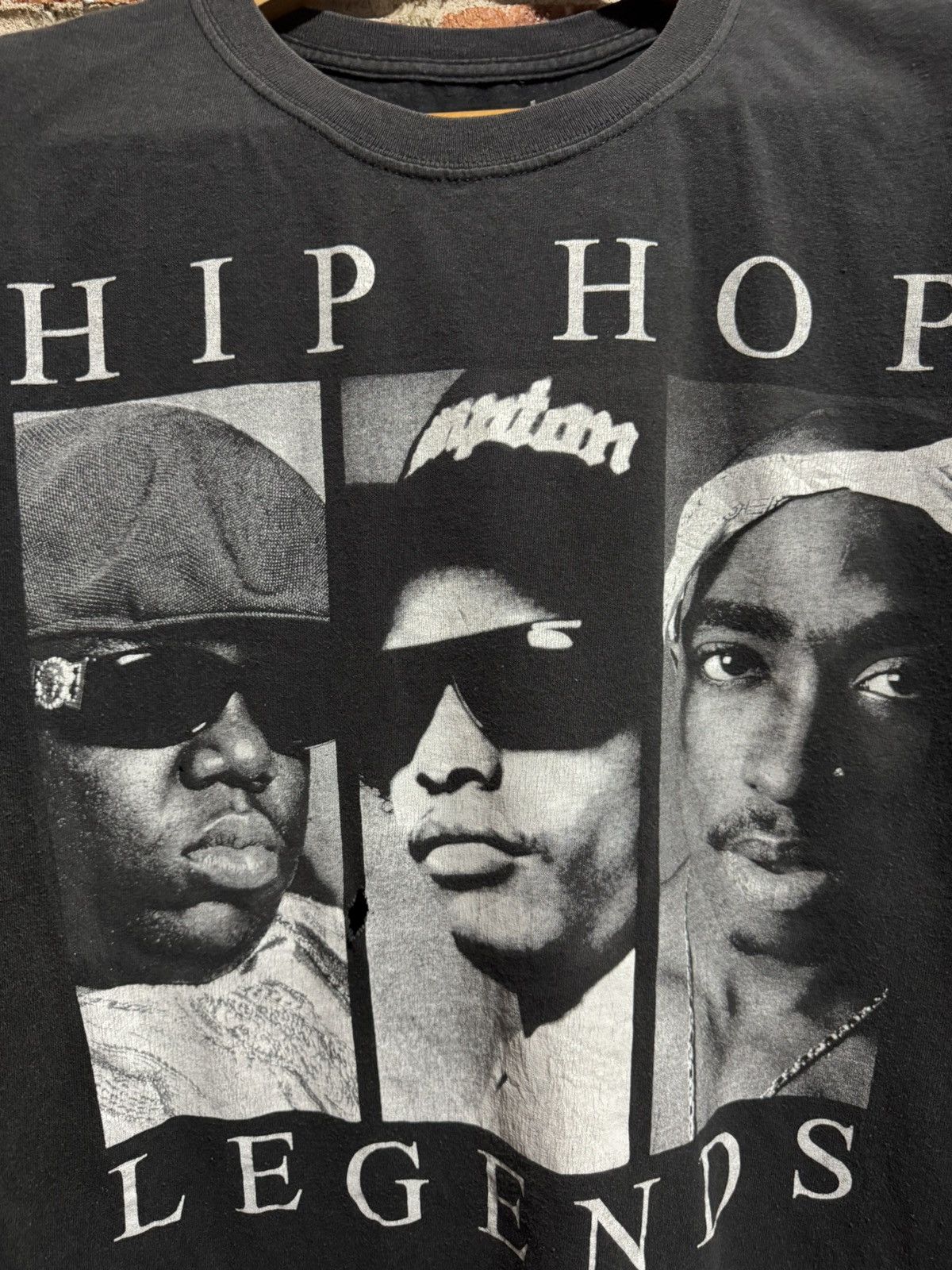 Rap Tees × Vintage HIP HOP LEGEND 2pax t shirt Size US L / EU 52-54 / 3 - 3 Thumbnail