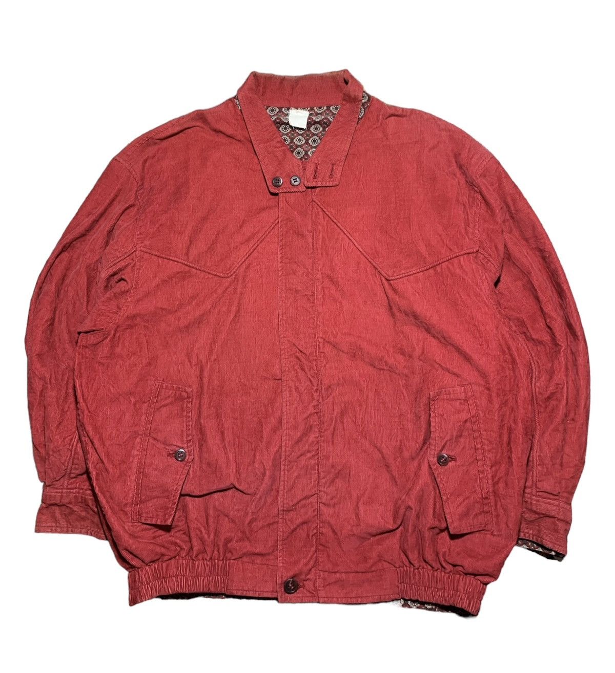 Vintage western corduroy reversable jacket