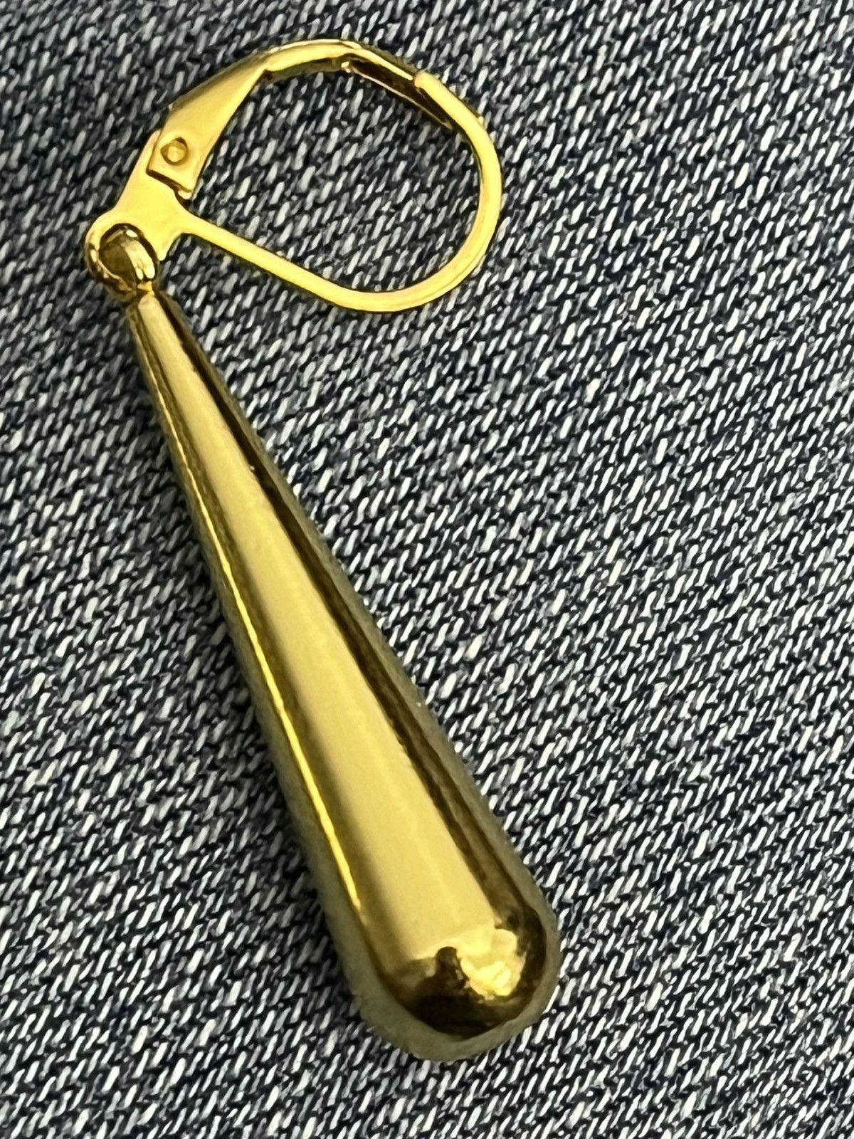Other Vintage 80s 90s Heavy Gold-Tone Teardrop Leverback Earrings Size ONE SIZE - 2 Thumbnail