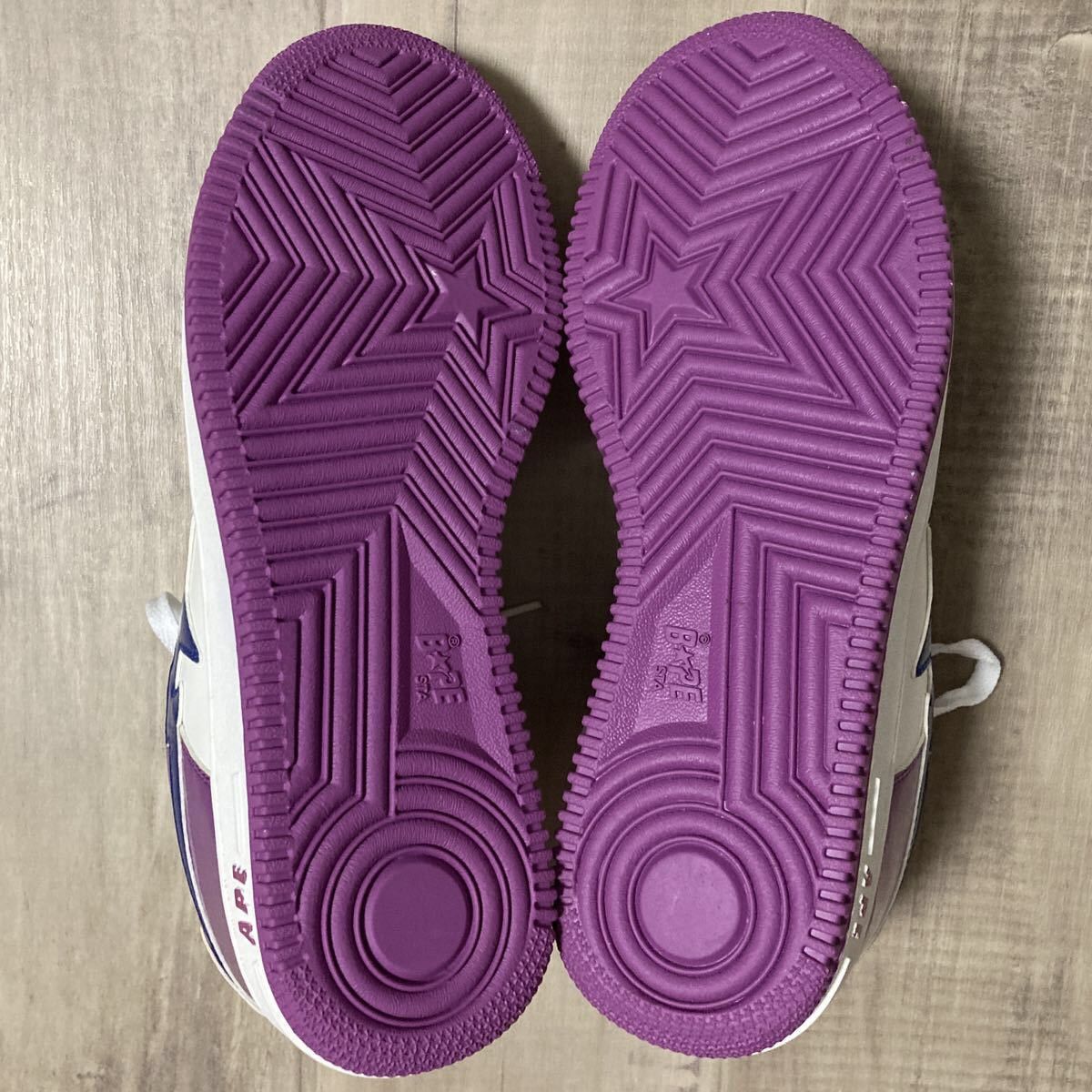 Bape × Nigo Fanta color BAPE STA patent leather sneakers a bathing ape Size US 9 / EU 42 - 6 Thumbnail