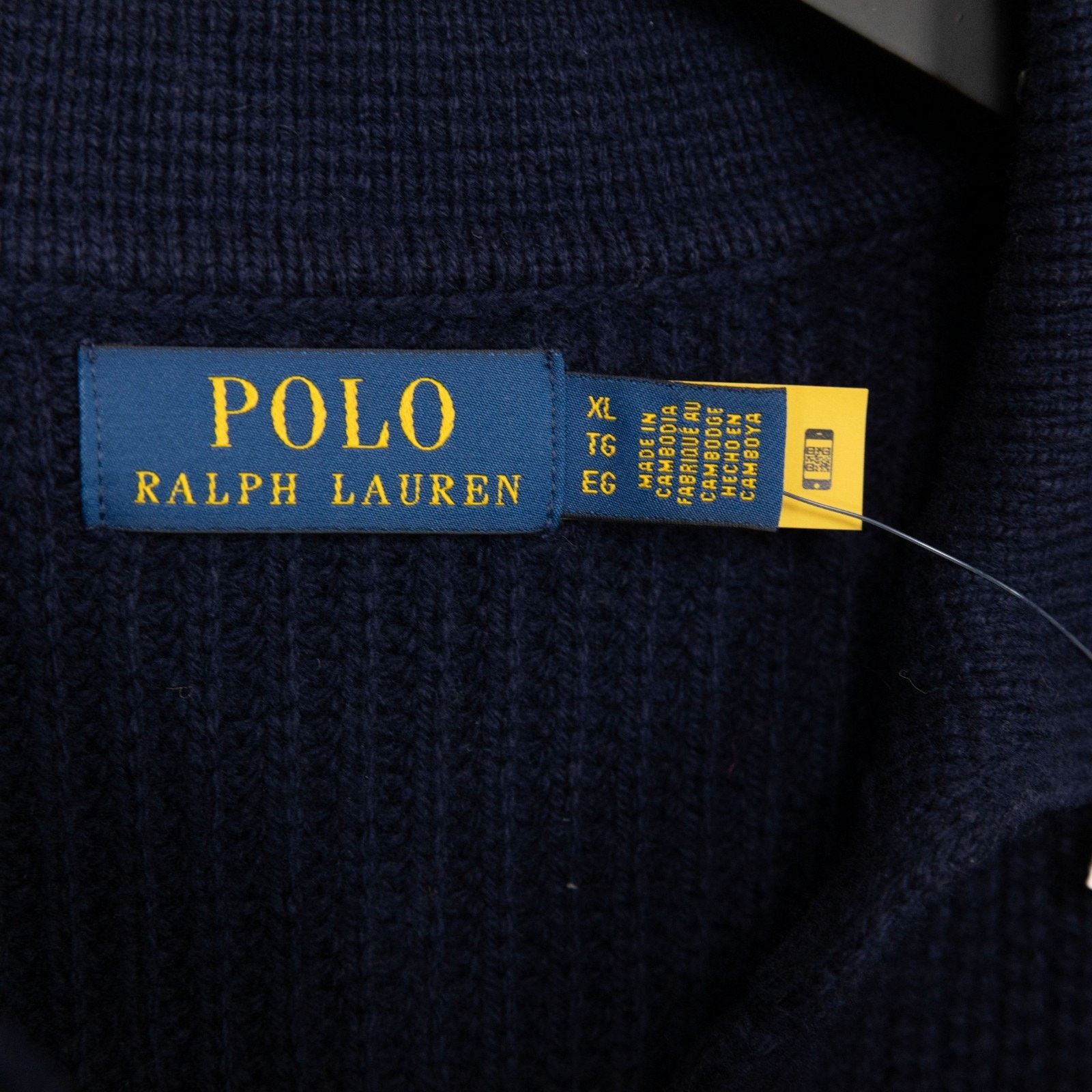 Polo Ralph Lauren Polo Ralph Lauren Men Wool & Cotton Cardigan Navy Size XL Size US XL / EU 56 / 4 - 6 Thumbnail