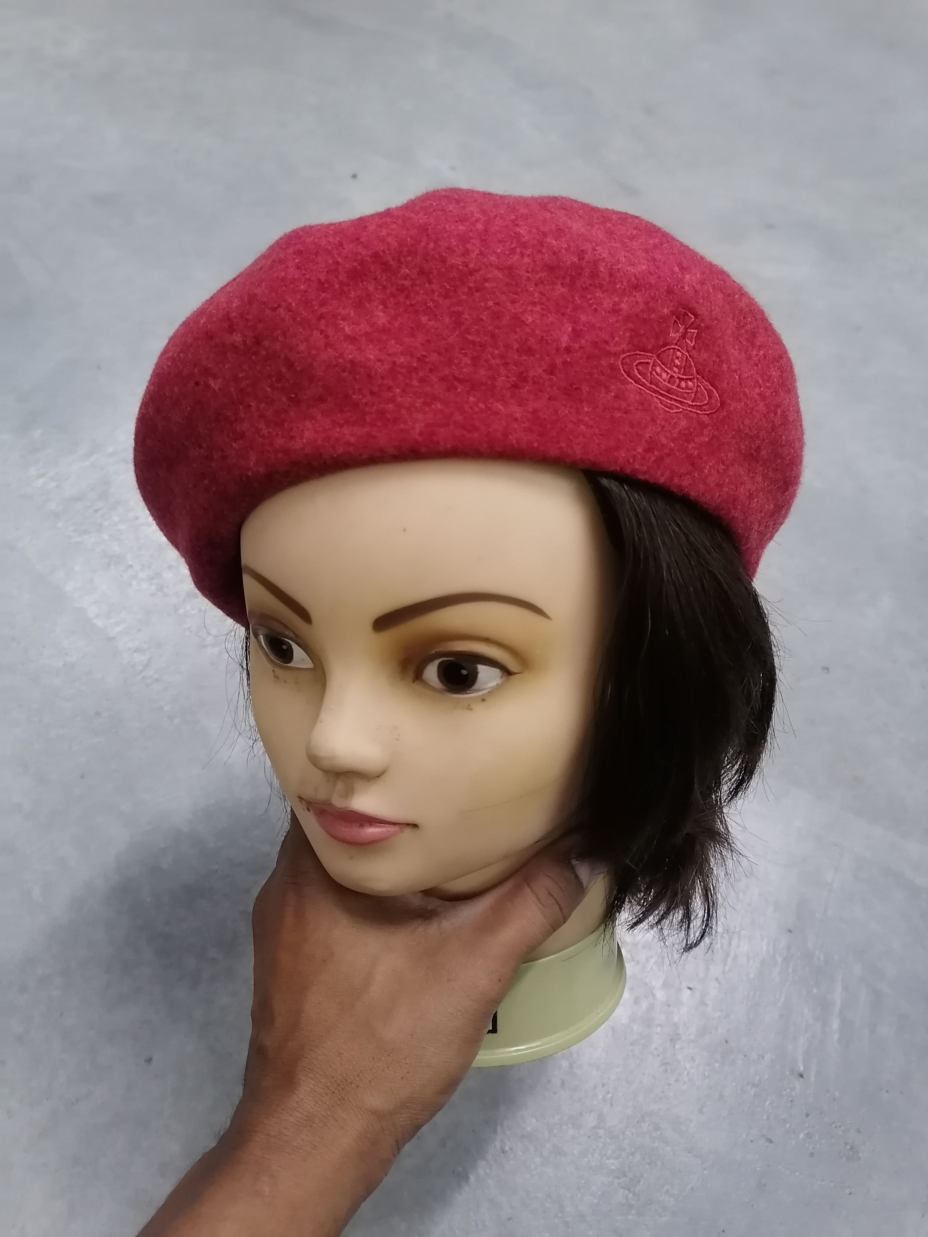 Vivienne Westwood Vivienne Westwood Orb Logo Wool Beret Hats Size ONE SIZE - 2 Thumbnail
