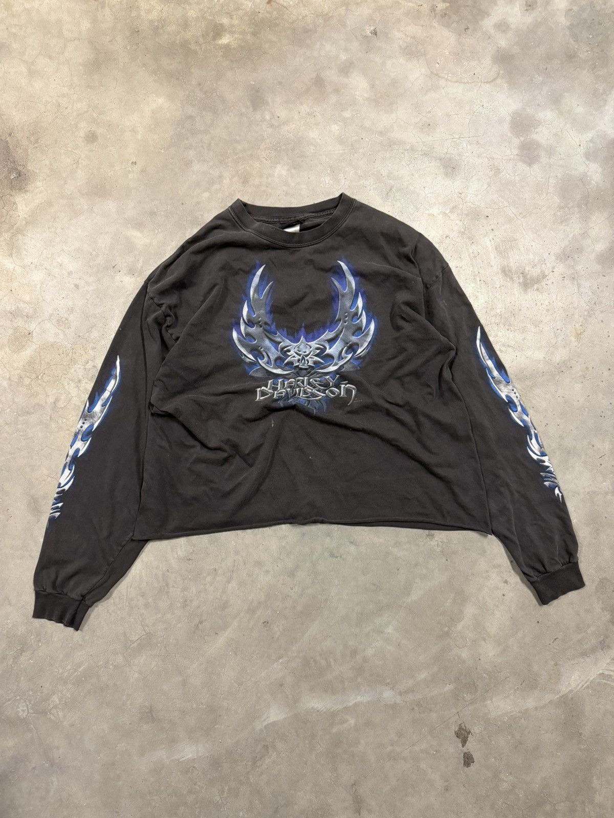 Vintage Vintage 2002 Harley Long Sleeve Size US XL / EU 56 / 4 - 1 Thumbnail