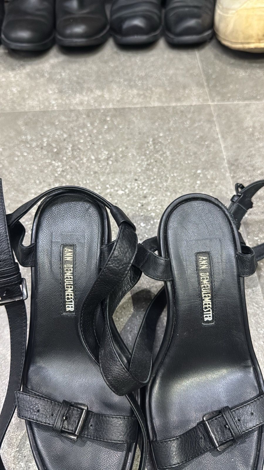 Ann Demeulemeester Ann Demeulemeester Platform Ankle Strap Sandals Size US 5 / IT 35 - 7 Thumbnail