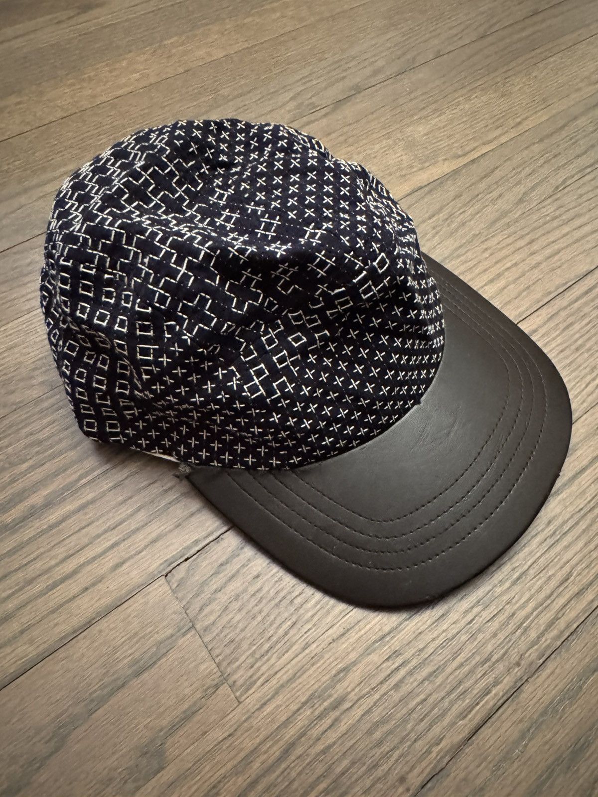 Kiriko Made Kiriko Made Sashiko 5 Panel Cap Size ONE SIZE - 2 Thumbnail