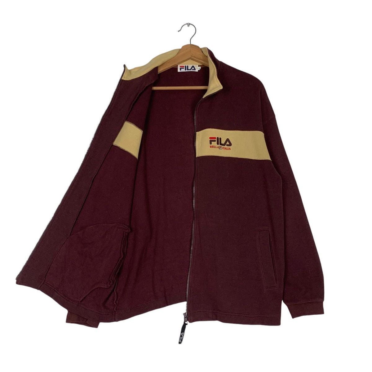 Fila FILA Embroidery Logo Colorblock Sweater Jacket #1267-C57 Size US L / EU 52-54 / 3 - 7 Thumbnail