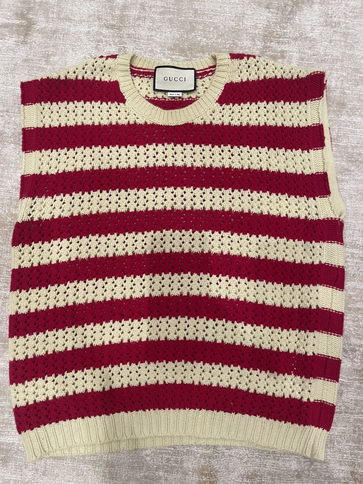 Gucci striped knitted west Size US M / EU 48-50 / 2 - 1 Thumbnail