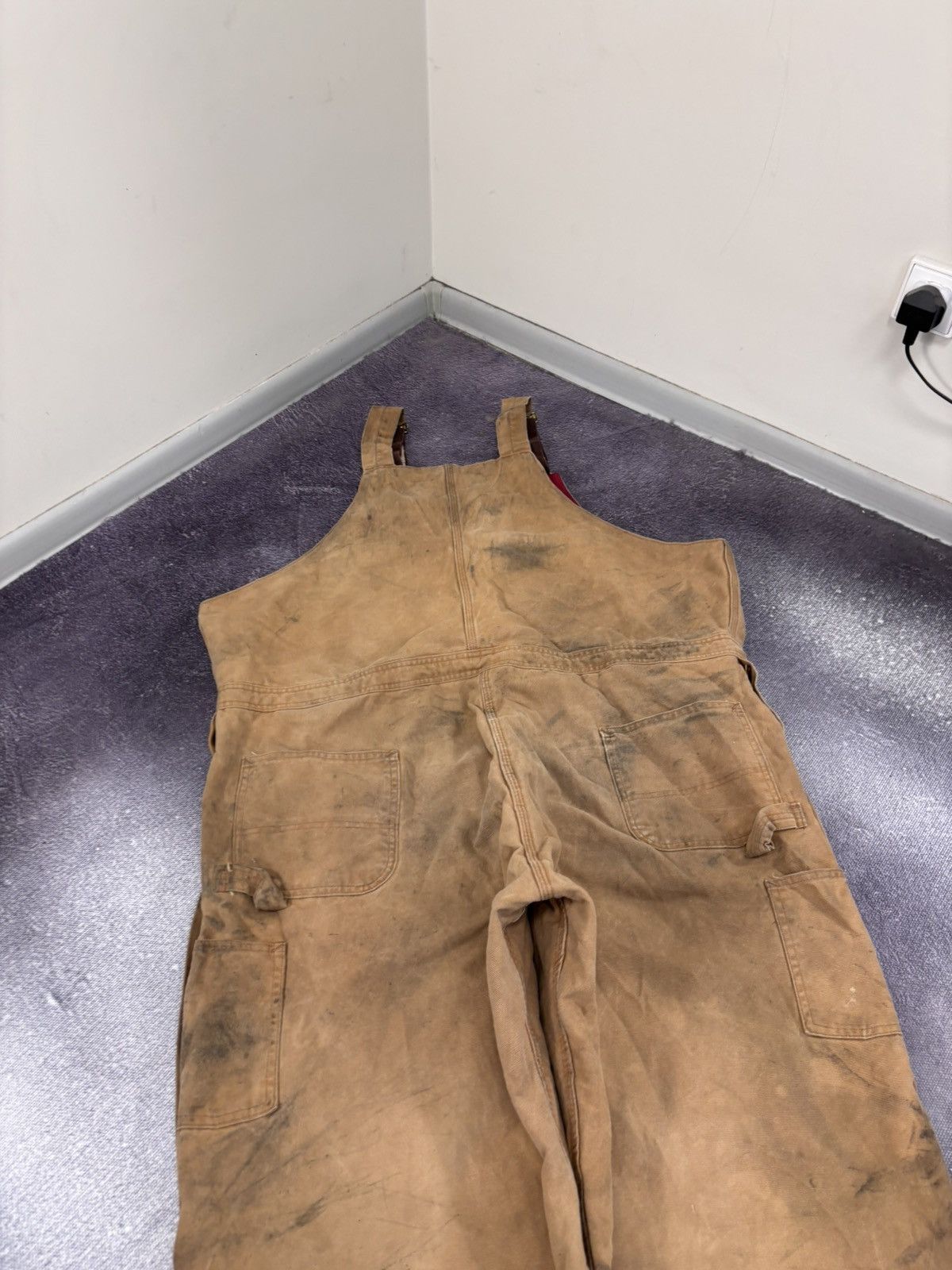 Carhartt Vintage Carhartt Bib Overalls R38 BRN Double Knee USA Made Size US 44 / EU 60 - 21 Thumbnail