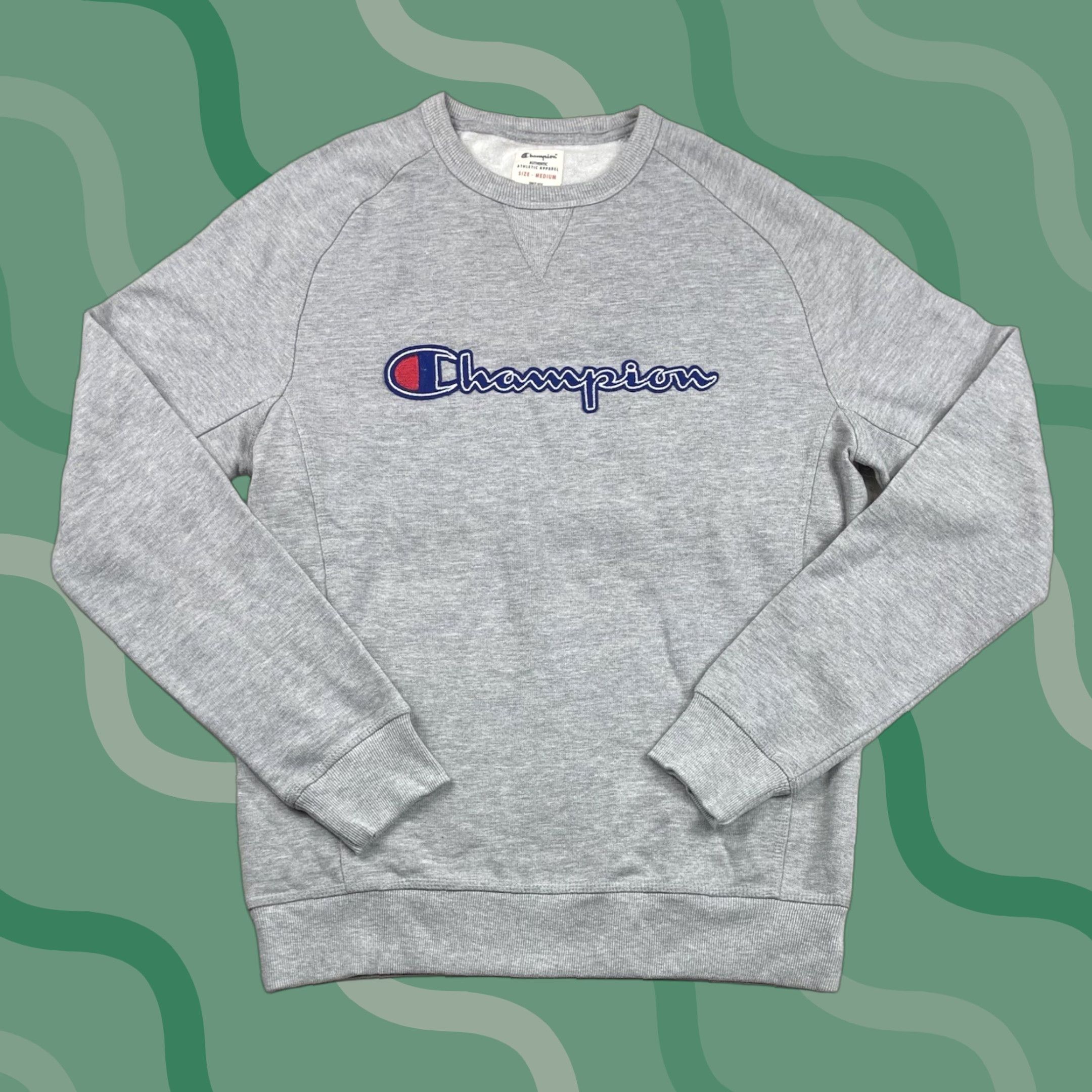 Champion Champion Mens Sz Medium Crewneck Sweatshirt Gray Script Spell Out Collegiate Crewneck Sweatshirt Men Gray Collegiate Athletic Sweatshirt B10 Size US M / EU 48-50 / 2 - 1 Thumbnail