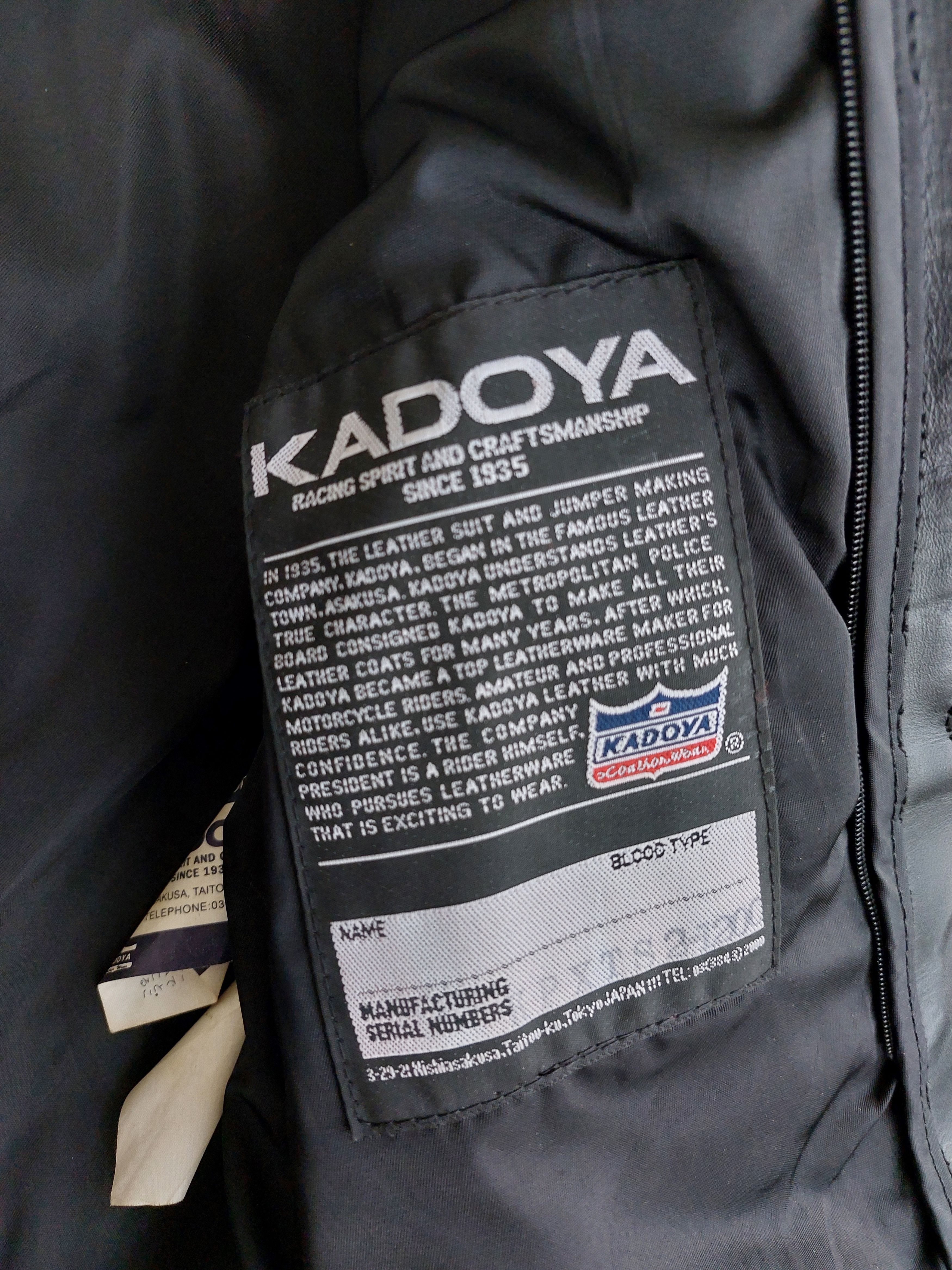 Kadoya Kadoya Caferacer Single Rider Leather Jacket Size US M / EU 48-50 / 2 - 13 Thumbnail