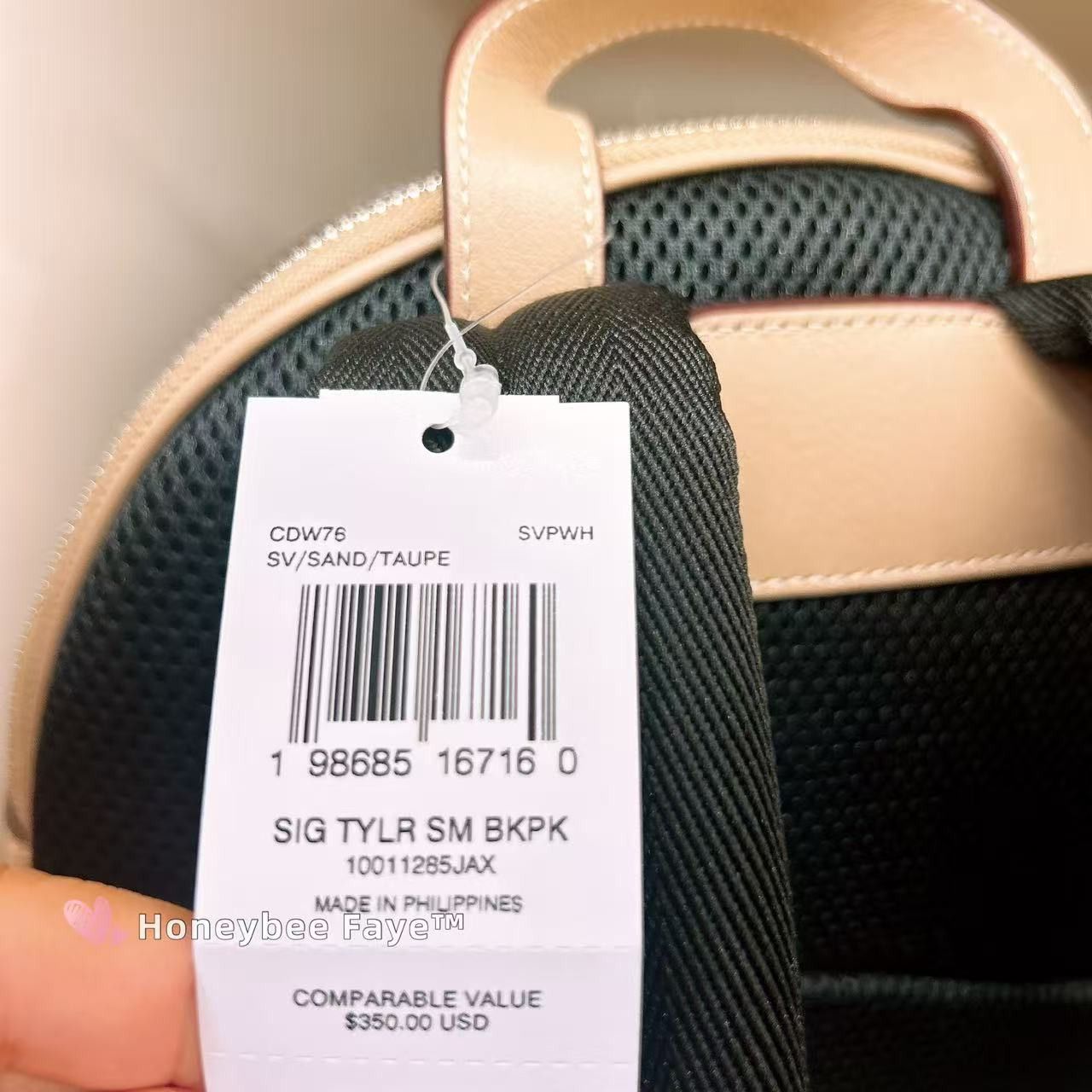Coach Taylor Small Backpack In Signature Canvas CDW76 Size ONE SIZE - 3 Thumbnail